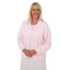 Angeline Knitted Bed Jacket - Pink