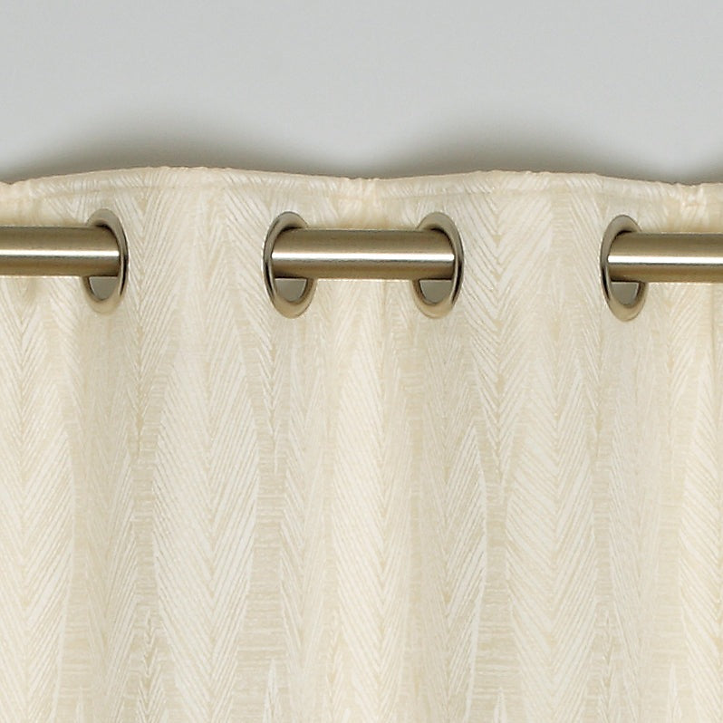 The Home Collection Marseille Eyelet Readymade Curtains - Ivory 3 Shaws Department Stores