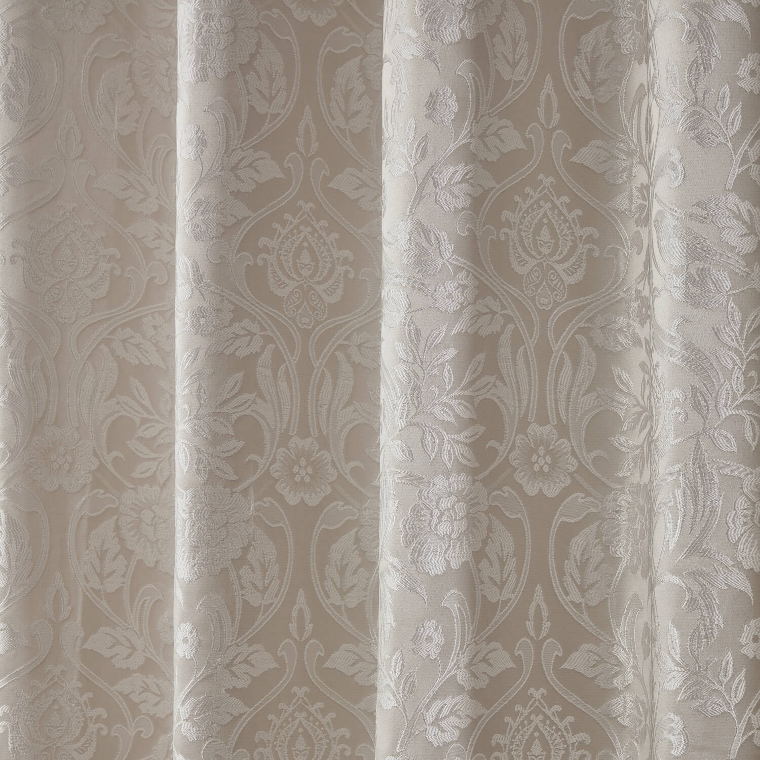 Maison By Emma Barclay Lined Eyelet Jacquard Curtains - Cream 2 Shaws Department Stores