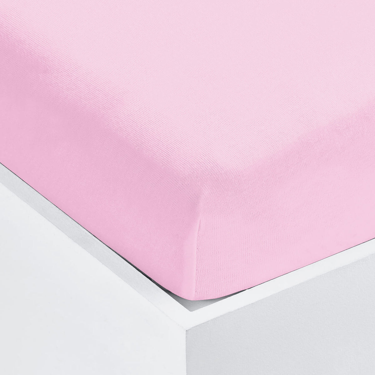 2 Pack Jersey Fitted Cot Sheet - Pink