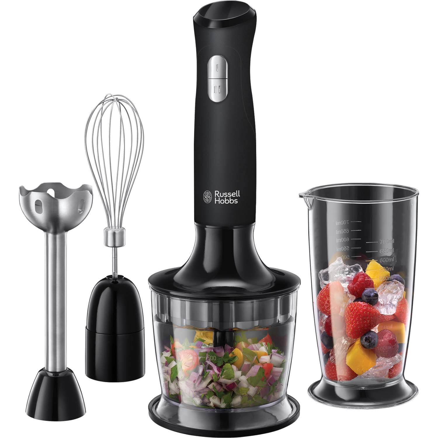 Russell Hobbs 3-in-1 Hand Blender - Black | 24702 1 Shaws Department Stores
