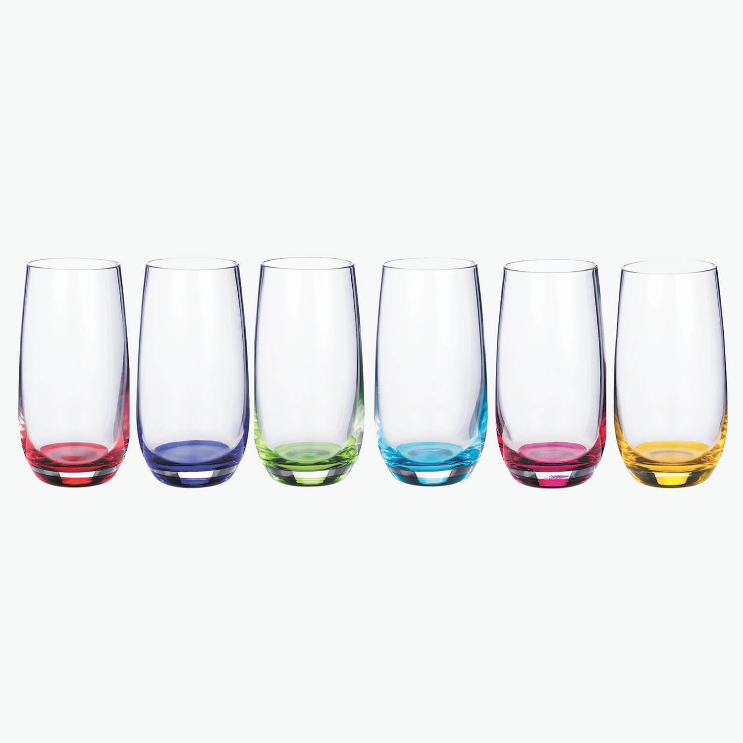Newgrange Living Rainbow Party Highball Glasses 6 Set 1 Shaws Department Stores