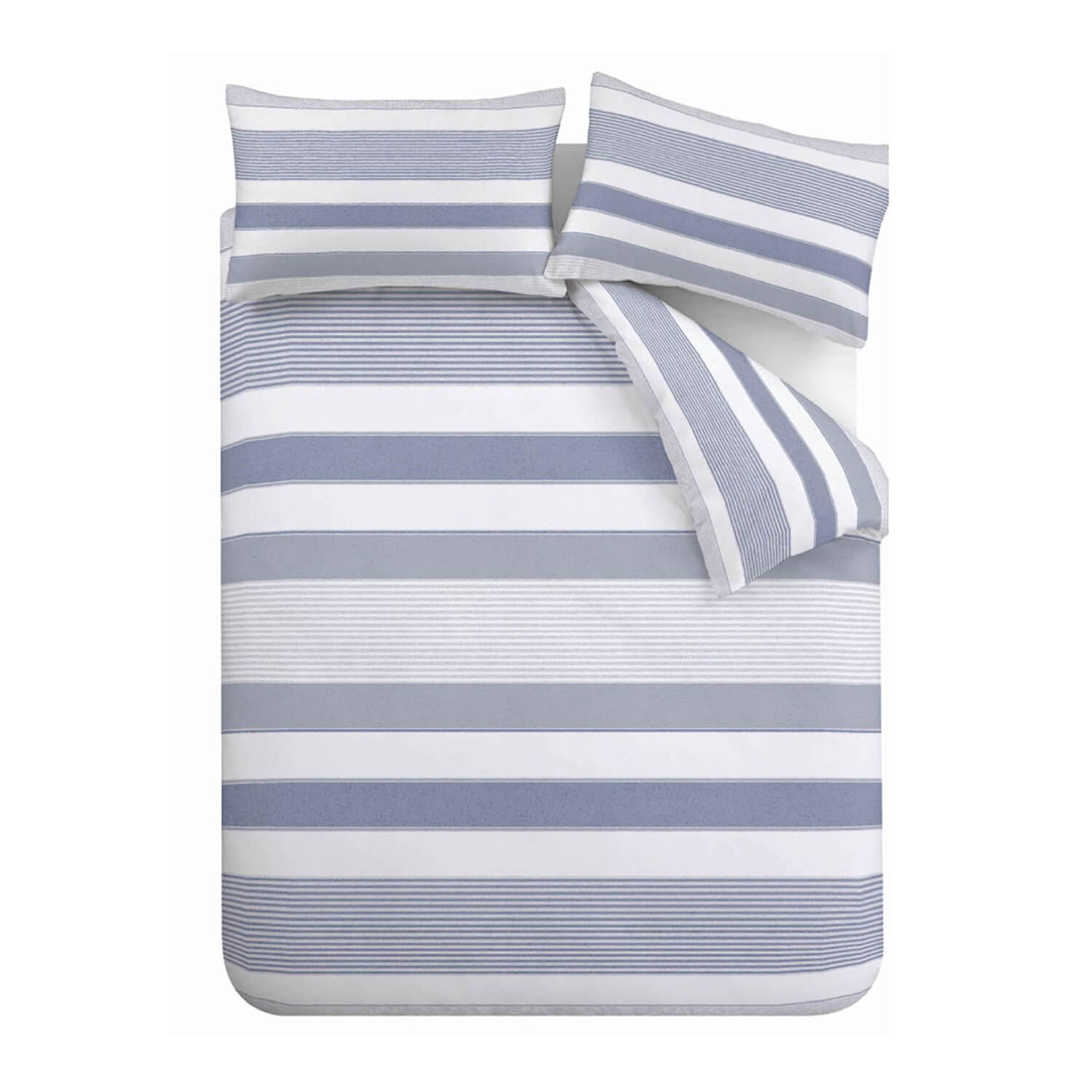  Catherine Lansfield Newquay Stripe Duvet Cover Set 2 Shaws Department Stores