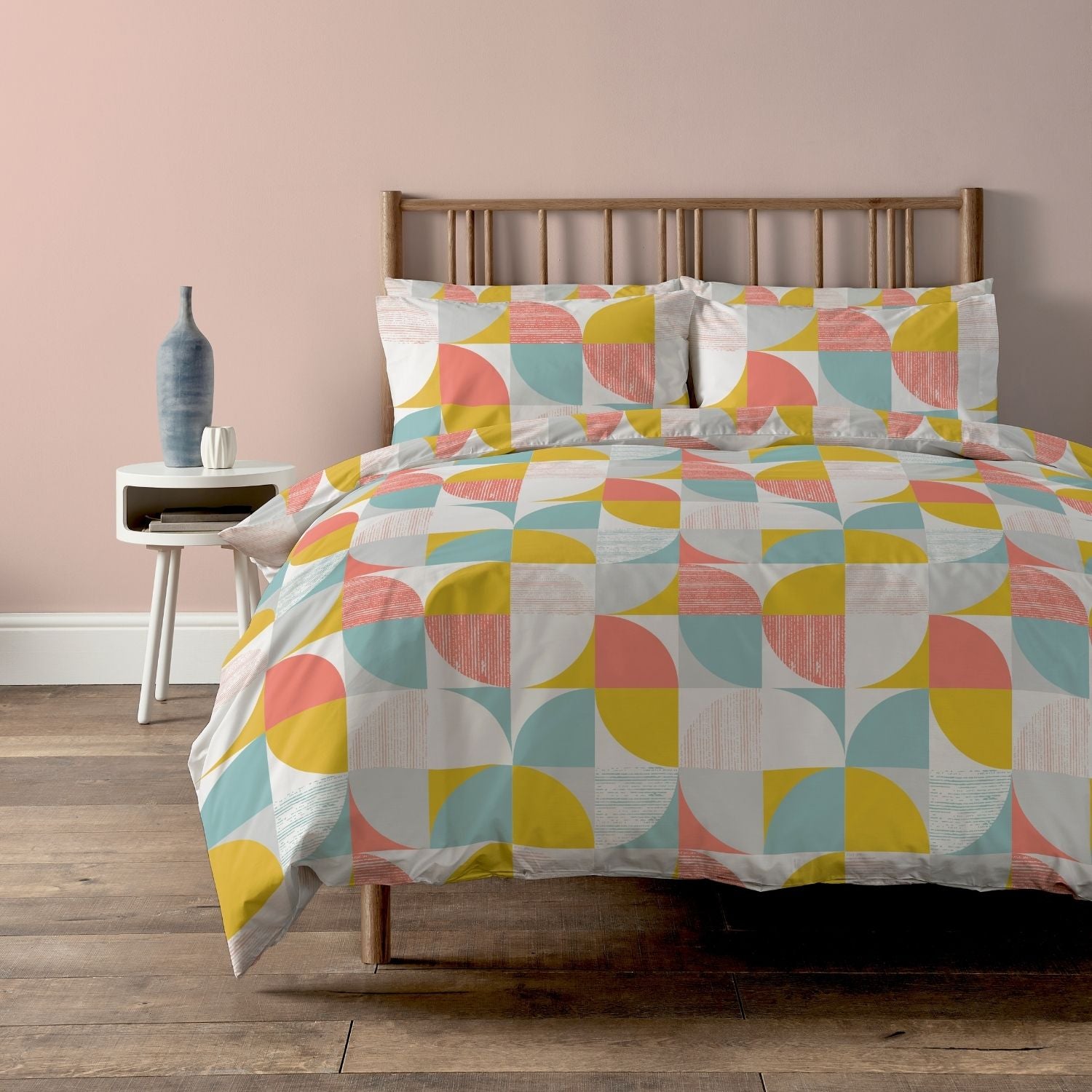  The Home Bedroom Nordic Geo Duvet Cover Set - King Size 1 Shaws Department Stores