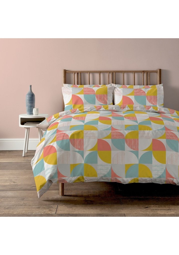  The Home Bedroom Nordic Geo Duvet Cover Set - Single Size 1 Shaws Department Stores
