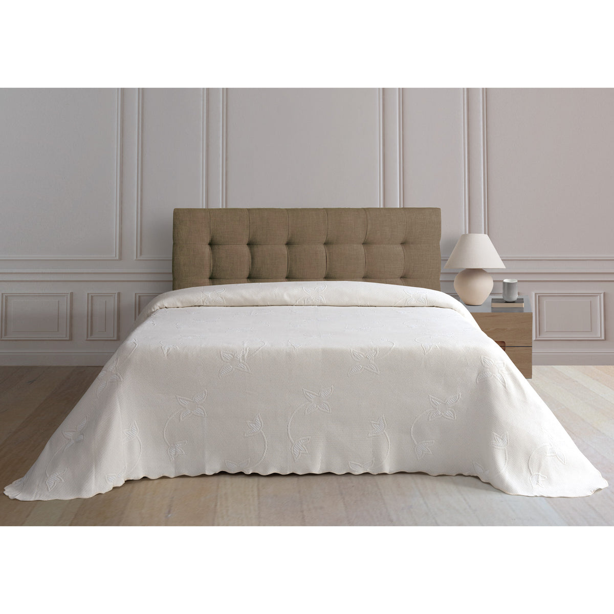 Caprice Bedspread - Double - Champagne