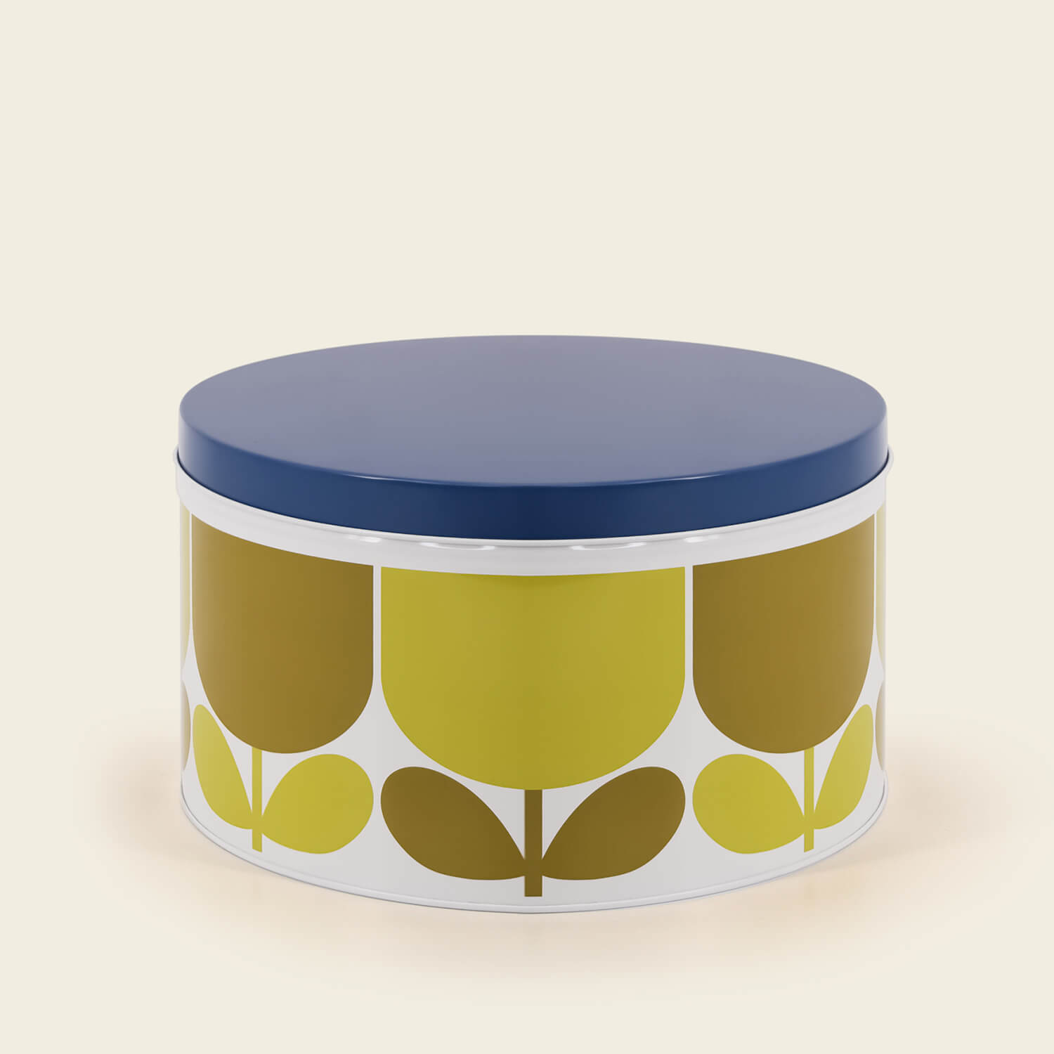 Orla Kiely Set of 3 Nesting Cake Tins - Blue &amp; Green 3 Shaws Department Stores