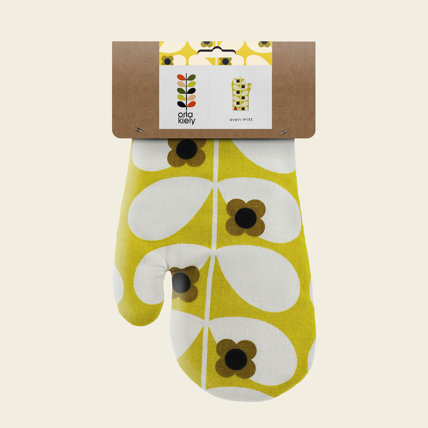 Orla Kiely Oven Mitt - Wild Rose Stem 3 Shaws Department Stores