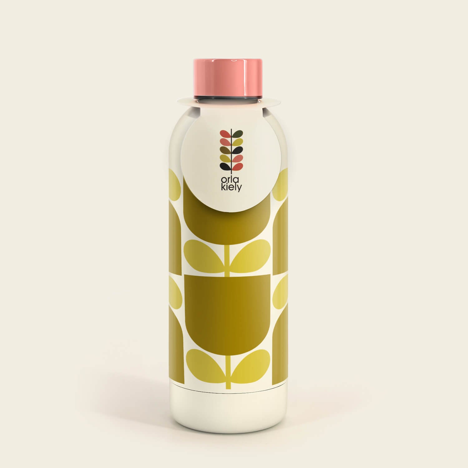 Orla Kiely Stainless Steel Bottle - Block Flower 2 Shaws Department Stores