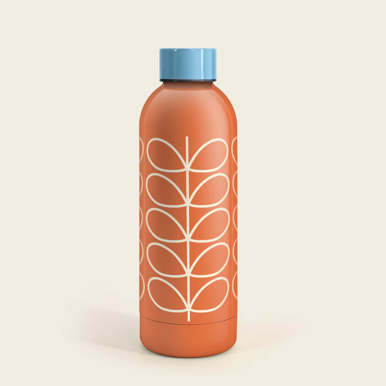 Orla Kiely Stainless Steel Bottle - Linear Stem 3 Shaws Department Stores