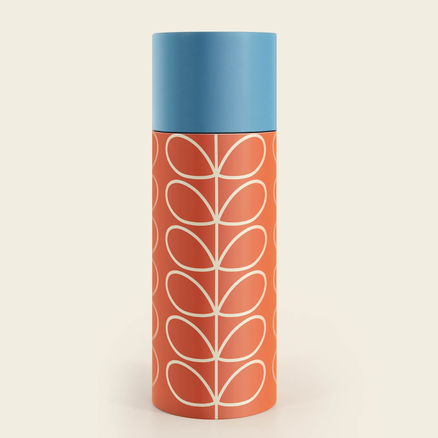 Orla Kiely Stainless Steel Bottle - Linear Stem 1 Shaws Department Stores