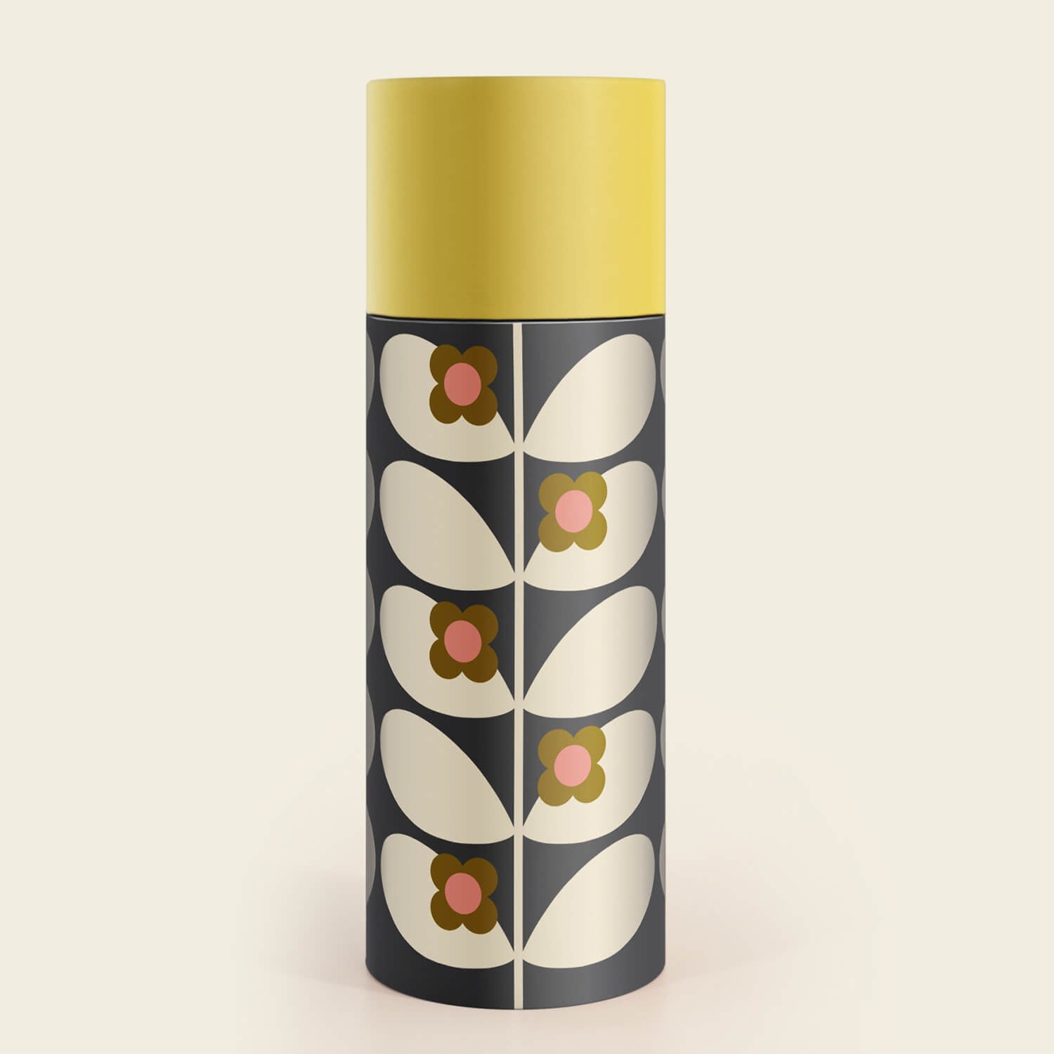 Orla Kiely Stainless Steel Bottle - Wild Rose Stem 1 Shaws Department Stores