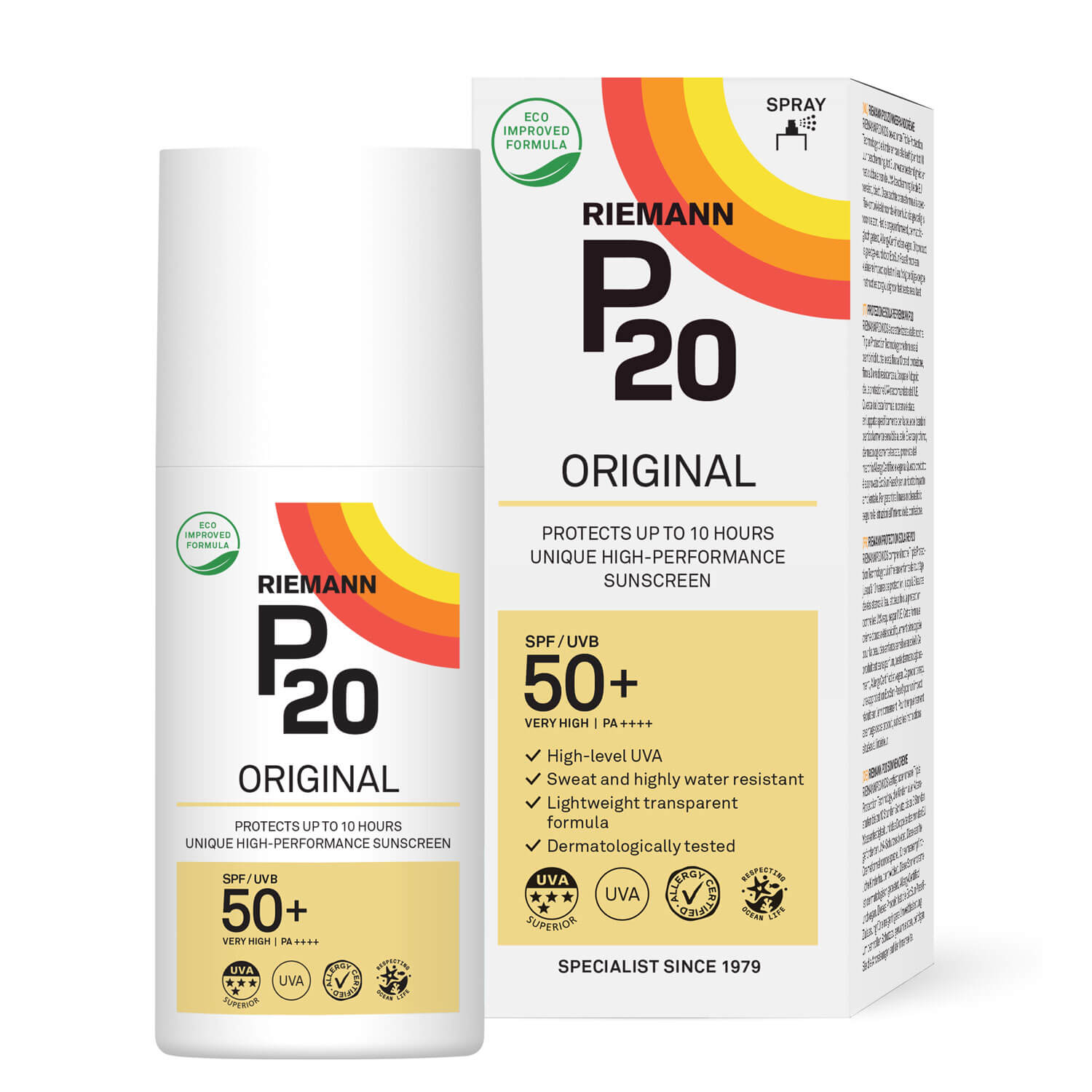 P20 Sun Protection SPF50 Spray 175ml 2 Shaws Department Stores