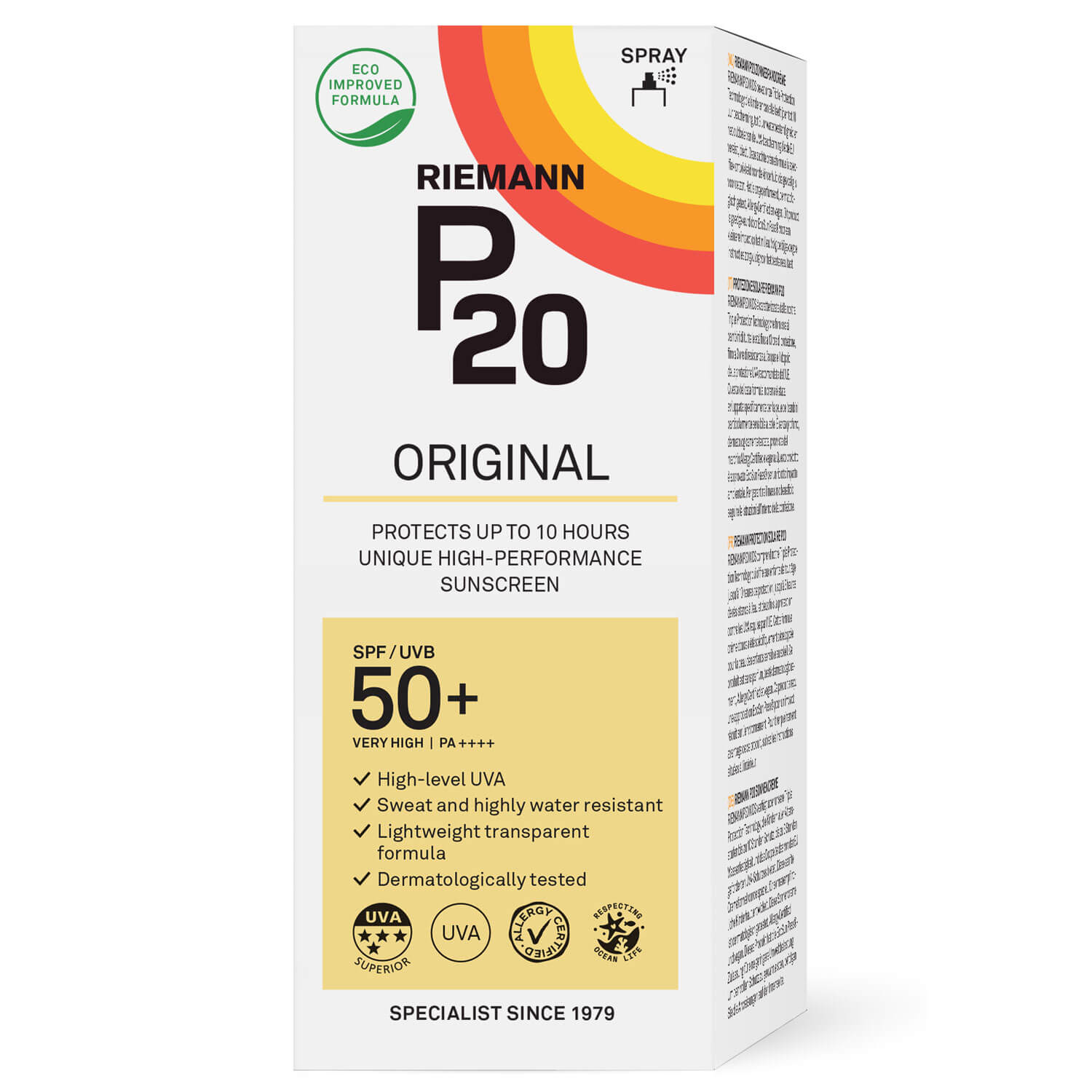 P20 Sun Protection SPF50 Spray 175ml 3 Shaws Department Stores