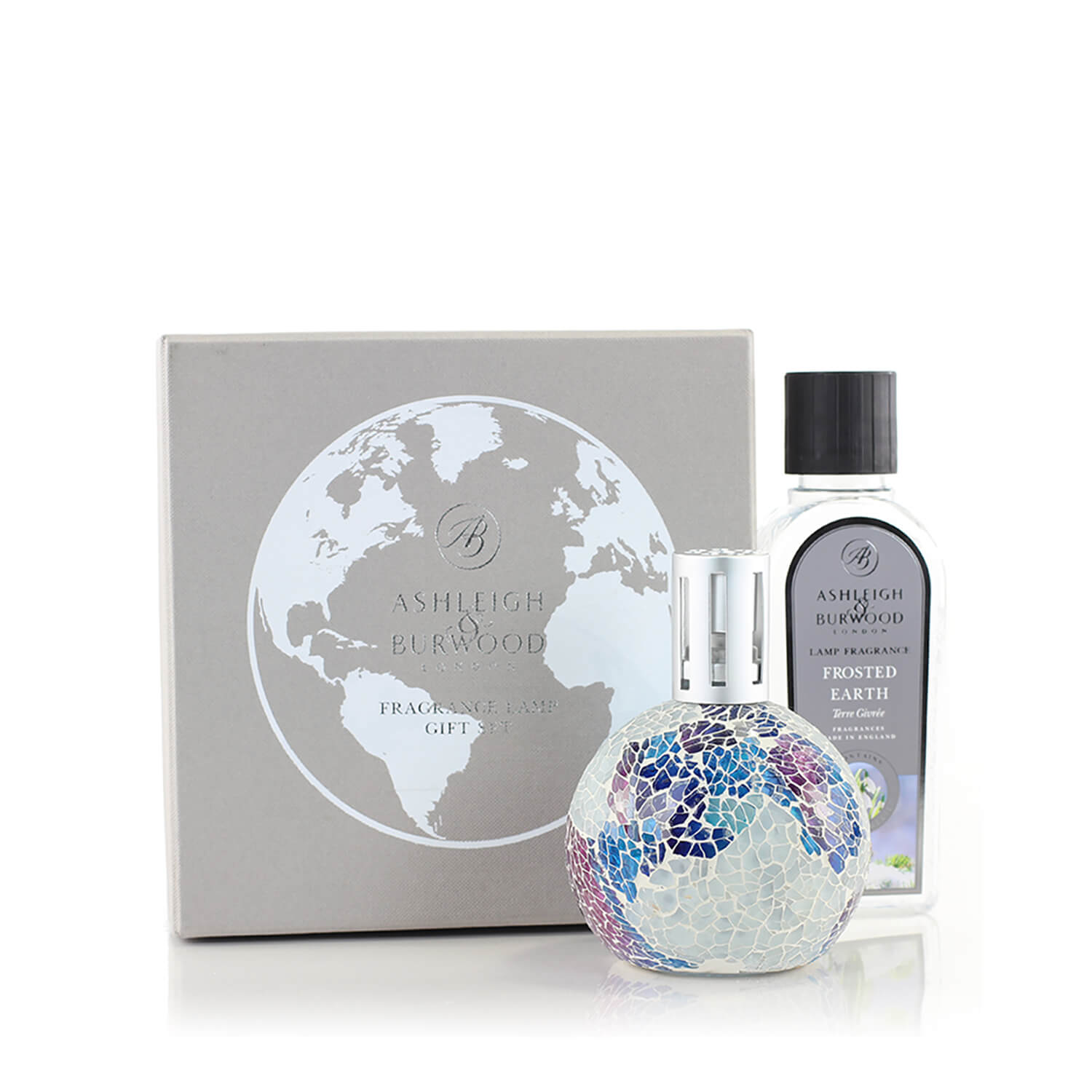Ashleigh &amp; Burwood Lamp Gift Set - Earth’s Aura &amp; Frosted Earth 1 Shaws Department Stores