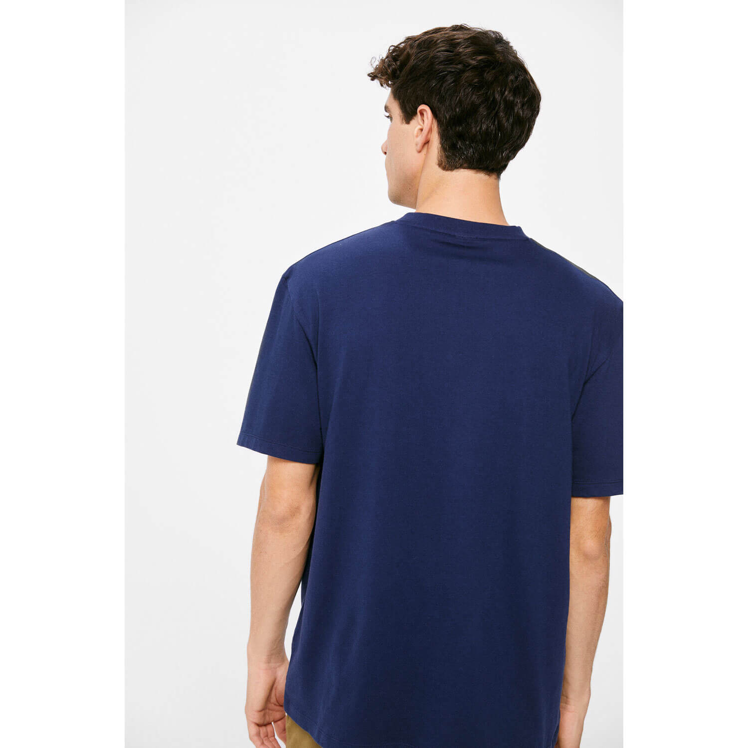 Springfield Short-Sleeve Print T-Shirt - Blue 2 Shaws Department Stores