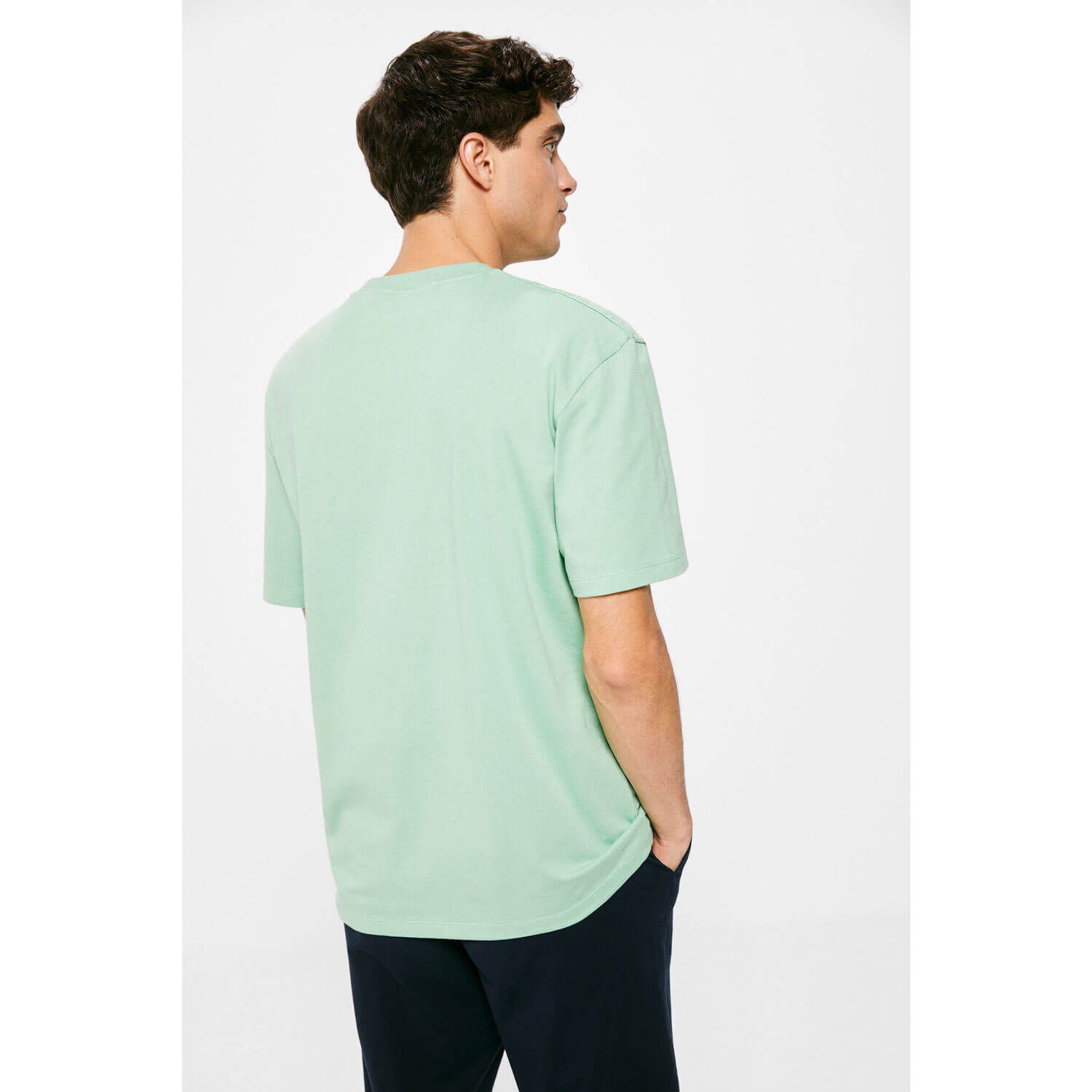 Springfield Short-Sleeve Print T-Shirt - Green 2 Shaws Department Stores