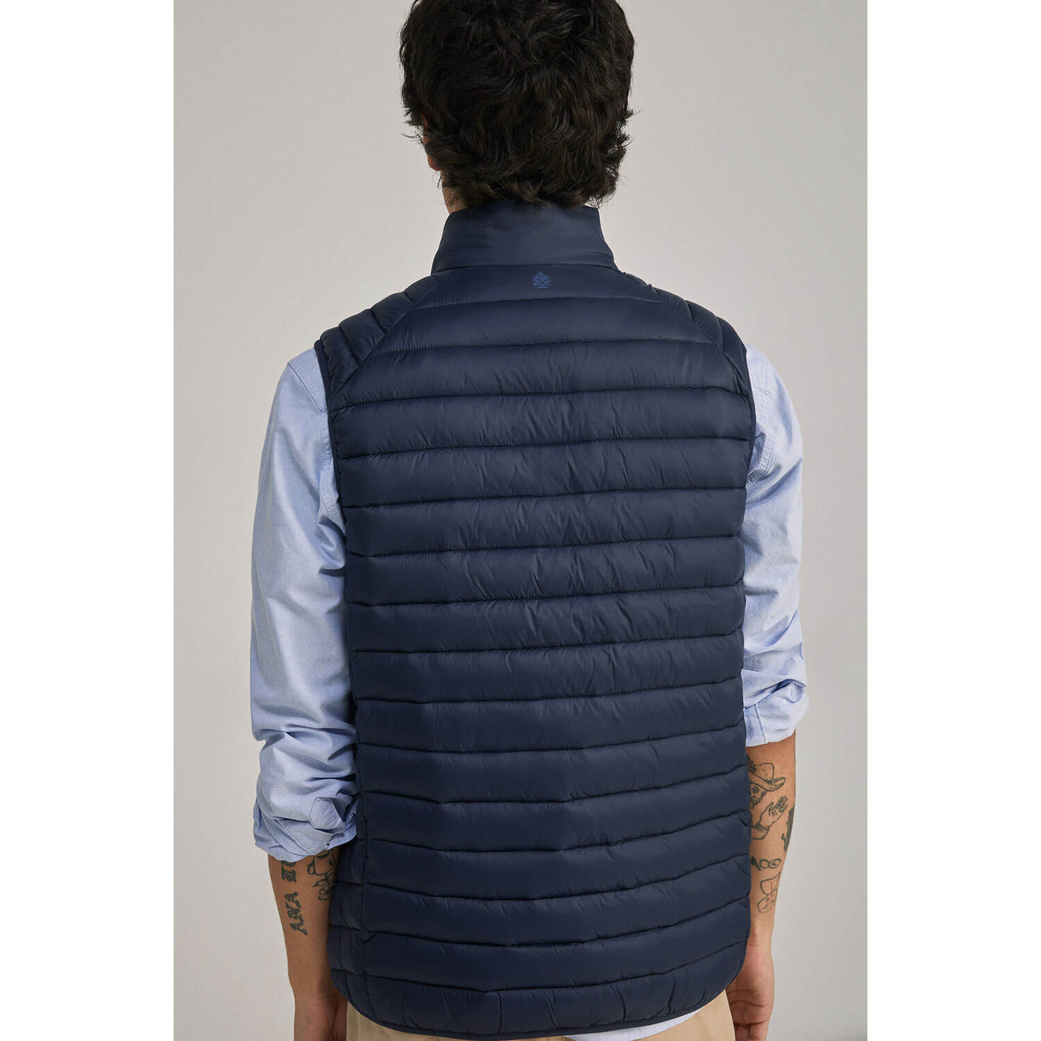 Springfield Nylon Casual Jacket - Blue 2 Shaws Department Stores