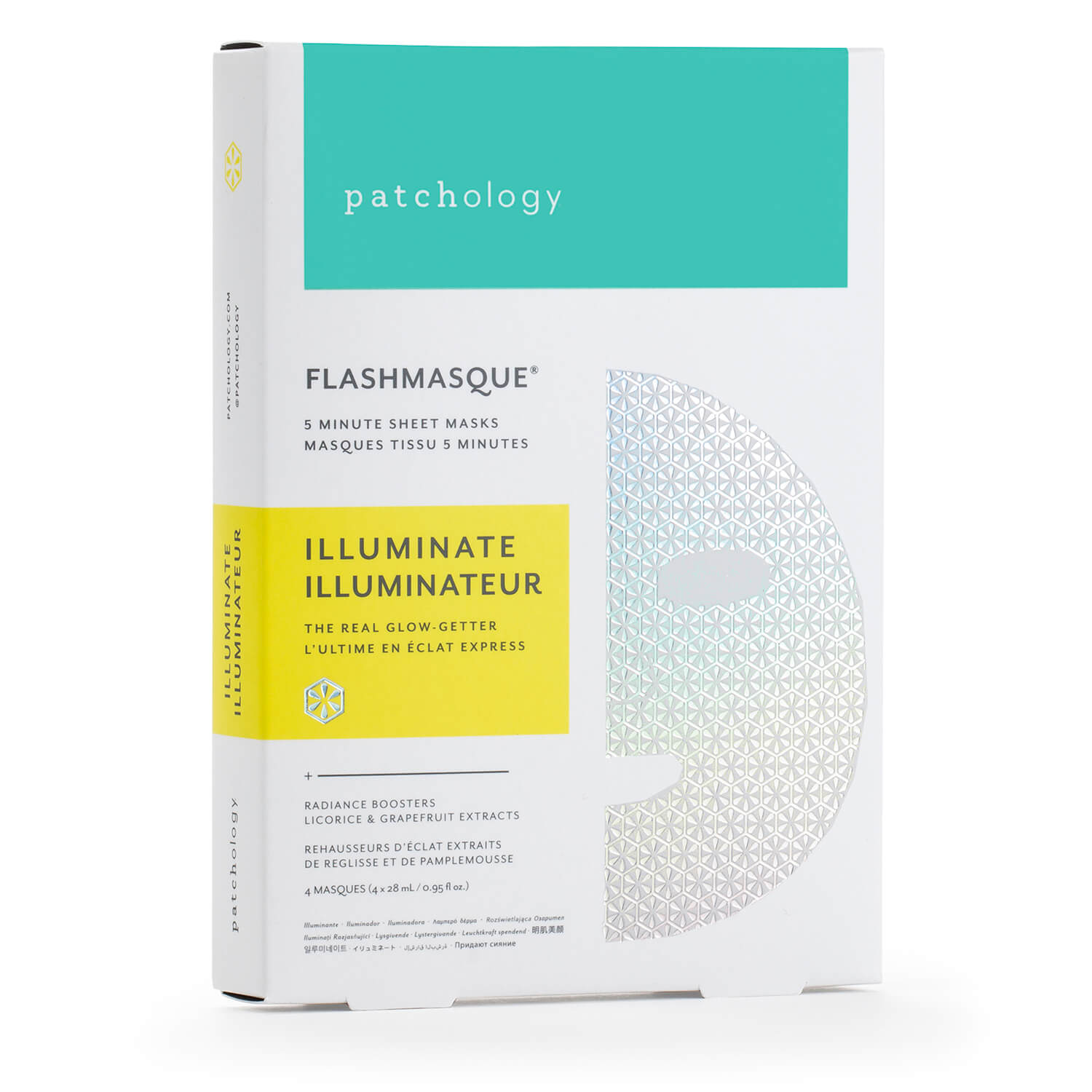 Patchology FlashMasque Illuminate 4-Pack 1 Shaws Department Stores