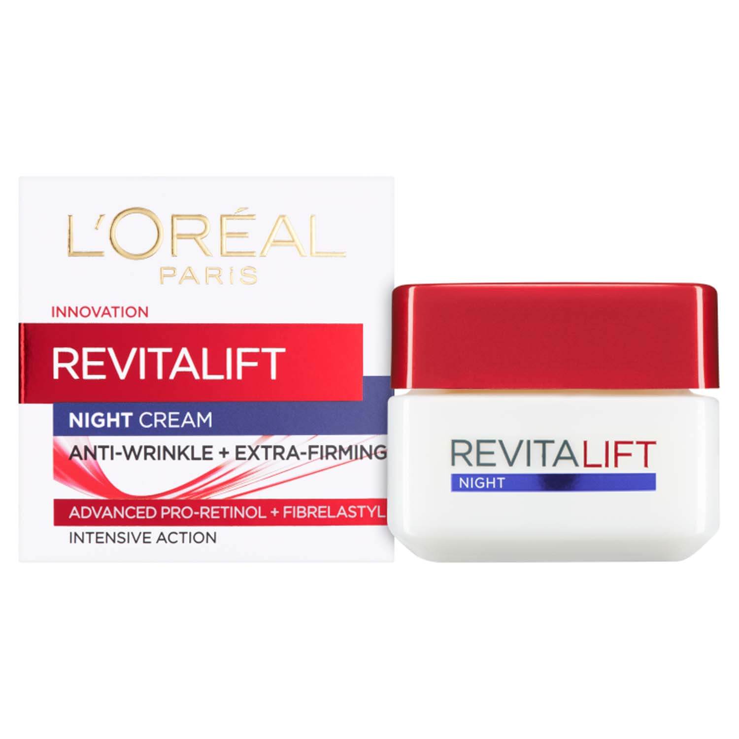 L’ Oréal Revitalift Anti-Wrinkle + Firming Pro Retinol Night Cream - 50ml 1 Shaws Department Stores