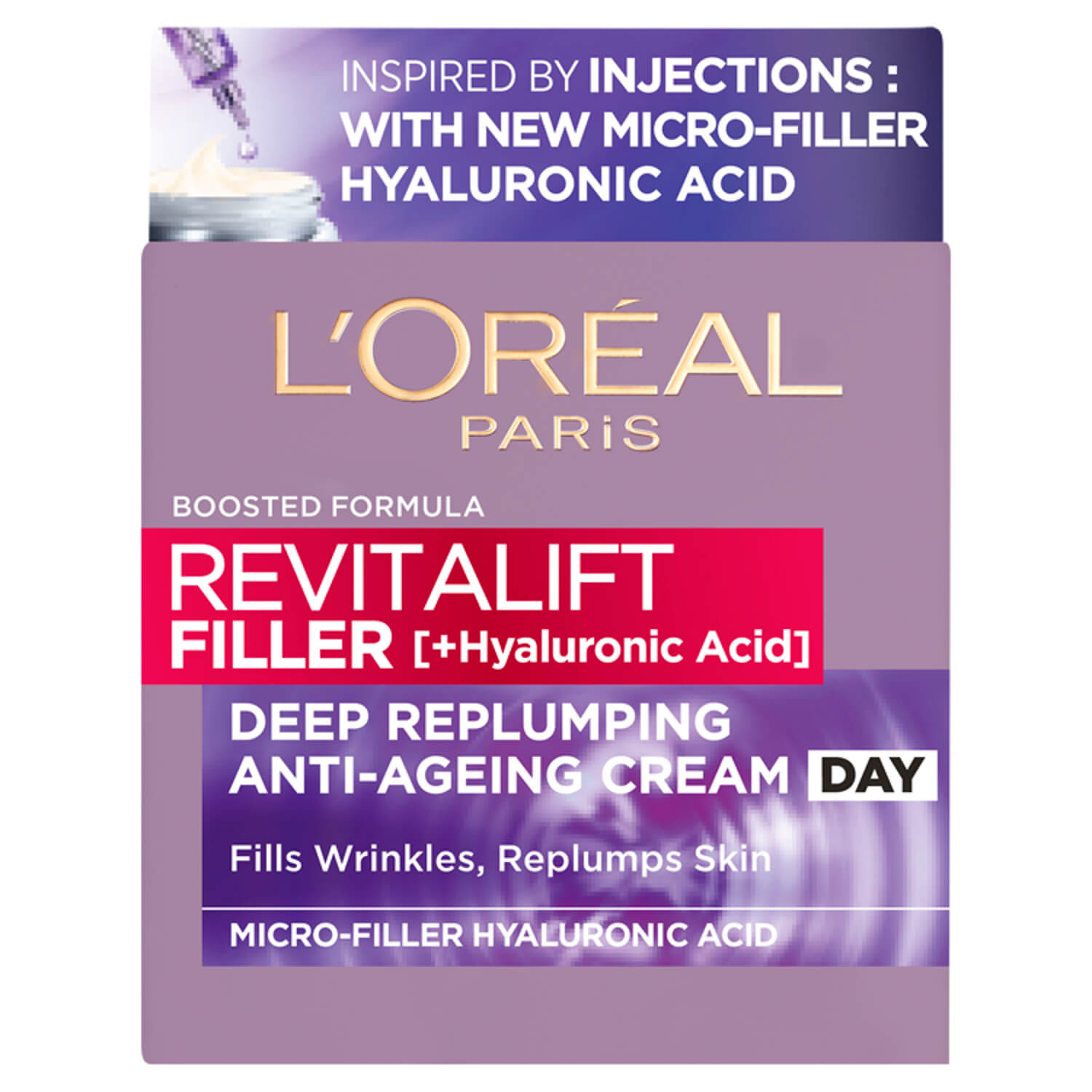 L’ Oréal Revitalift Filler + Hyaluronic Acid Anti Ageing Day Cream - 50ml 1 Shaws Department Stores
