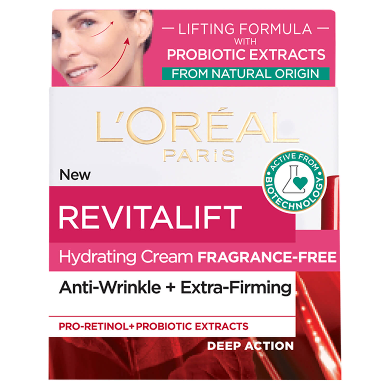L’ Oréal Revitalift Fragrance Free Lifting Day Cream SPF30 - 50ml 1 Shaws Department Stores