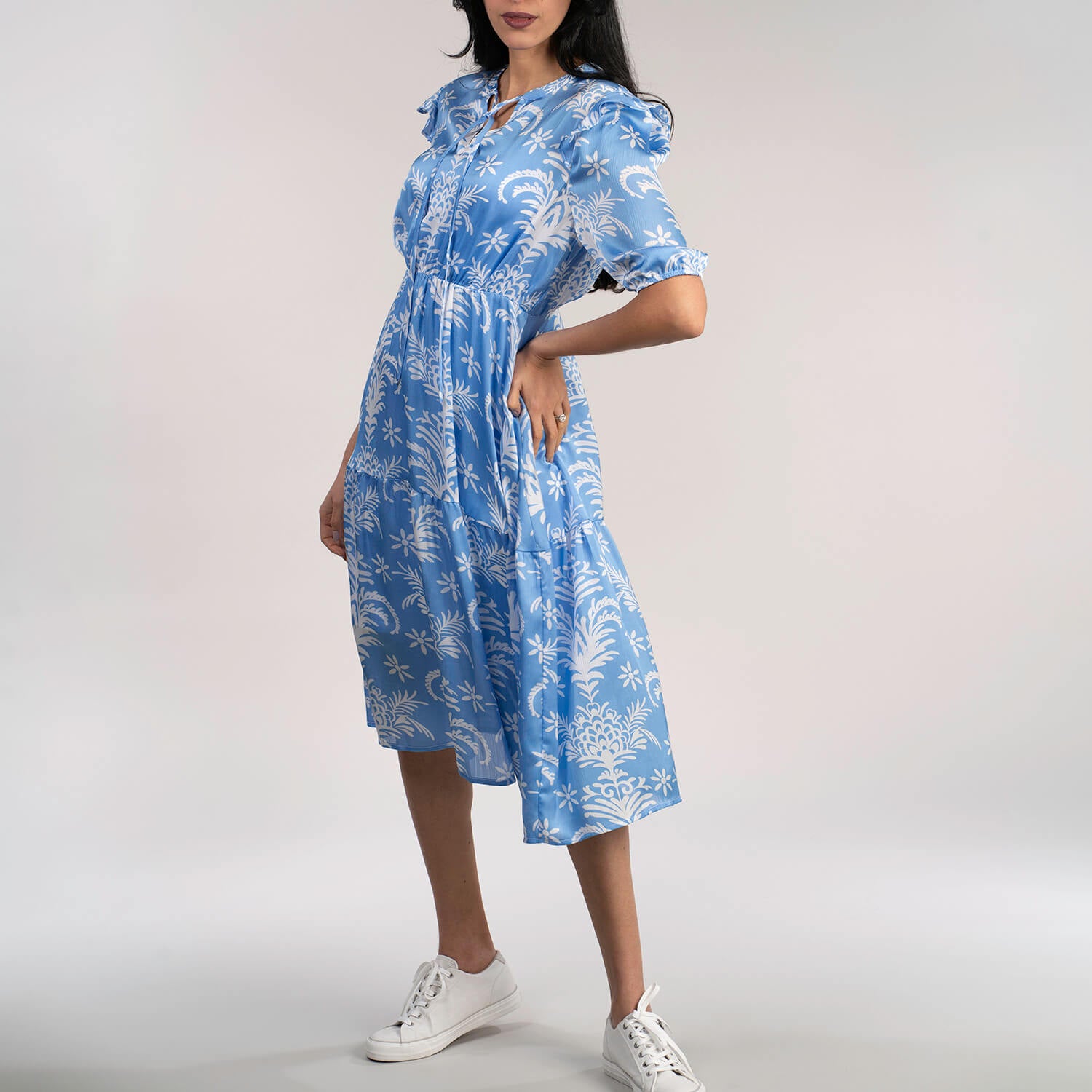 Naoise Nancy Dress - Blue 2 Shaws Department Stores