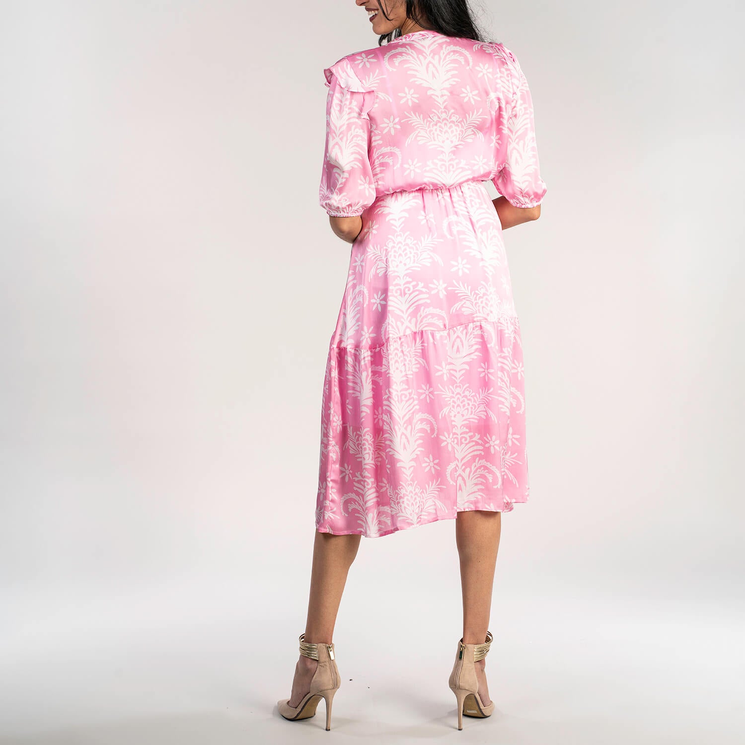 Naoise Nancy Dress - Pink 5 Shaws Department Stores