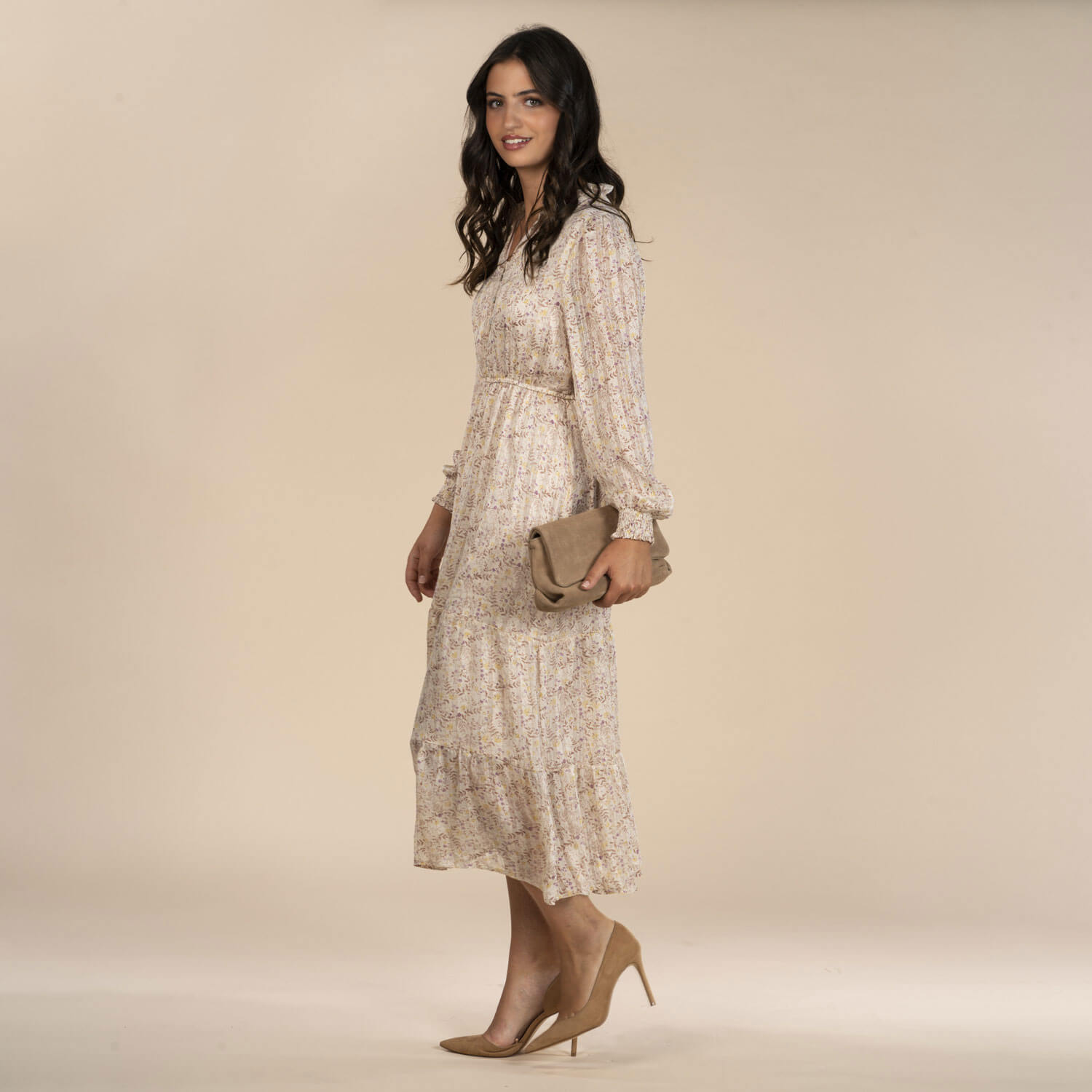 Naoise Romantic Vintage Dress - Ivory 3 Shaws Department Stores