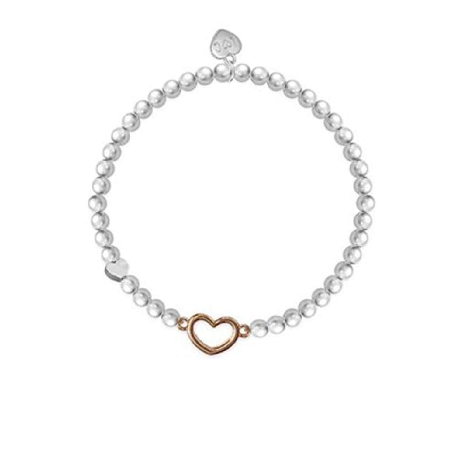 Life Charms Sweet 16 Heart Bracelet - Silver 1 Shaws Department Stores