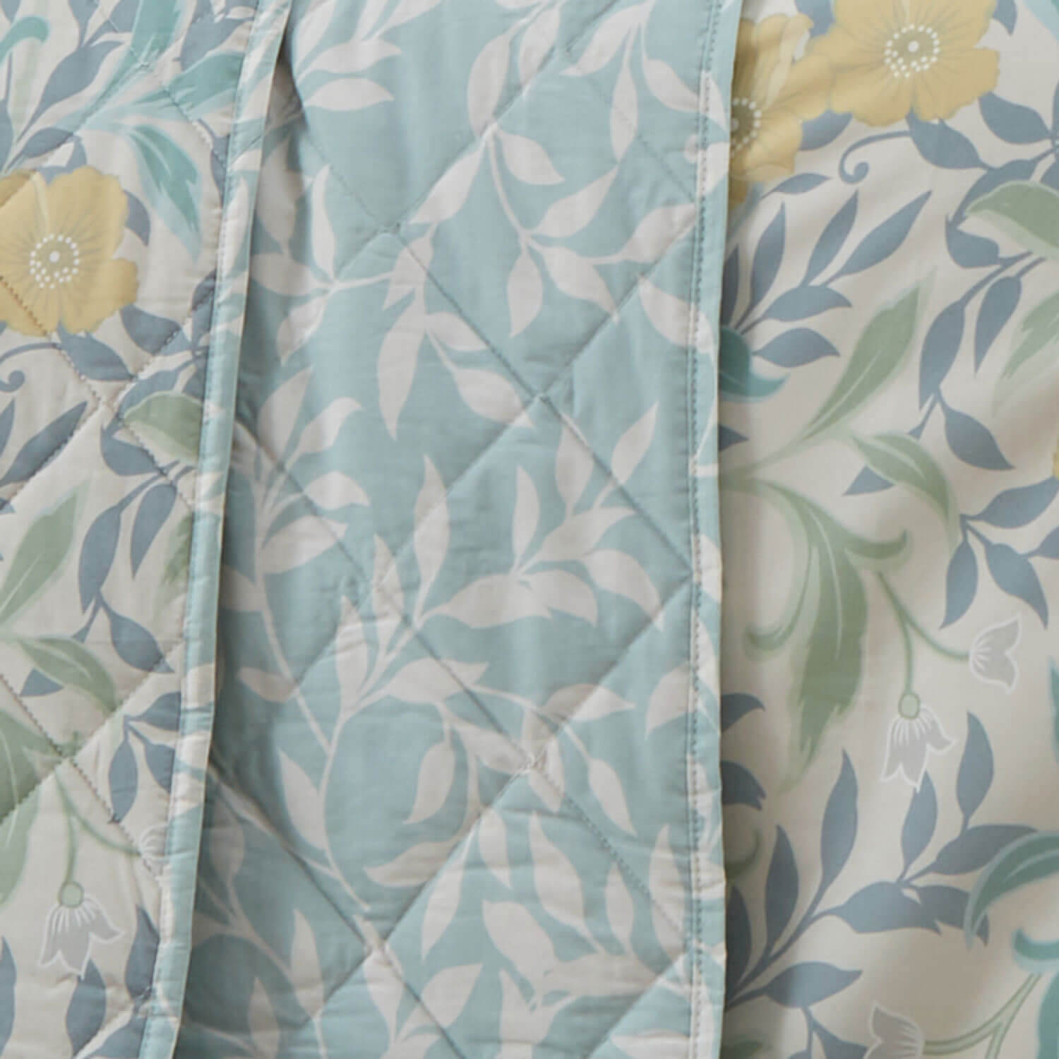 The Home Collection Windsor Bedspread - Blue - 200x230cm 3 Shaws Department Stores