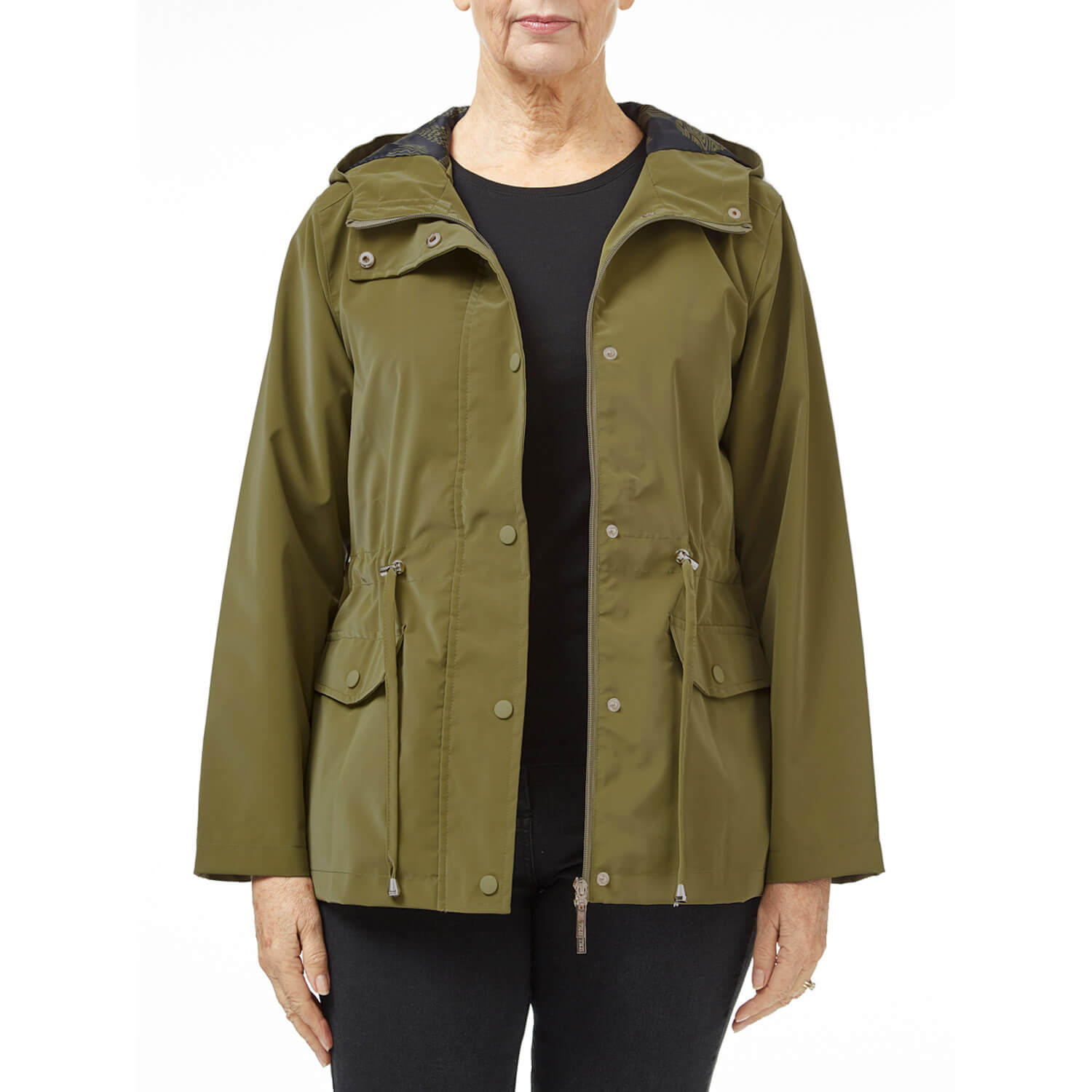 Tigiwear Moss Hooded Spring Coat 2 Shaws Department Stores