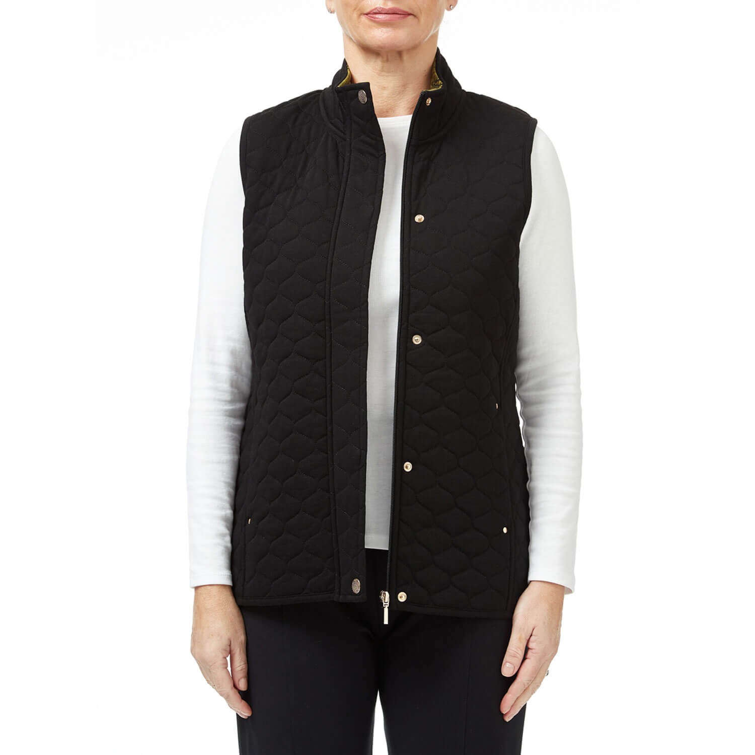 Tigiwear Black Gilet With Coco Lining 2 Shaws Department Stores