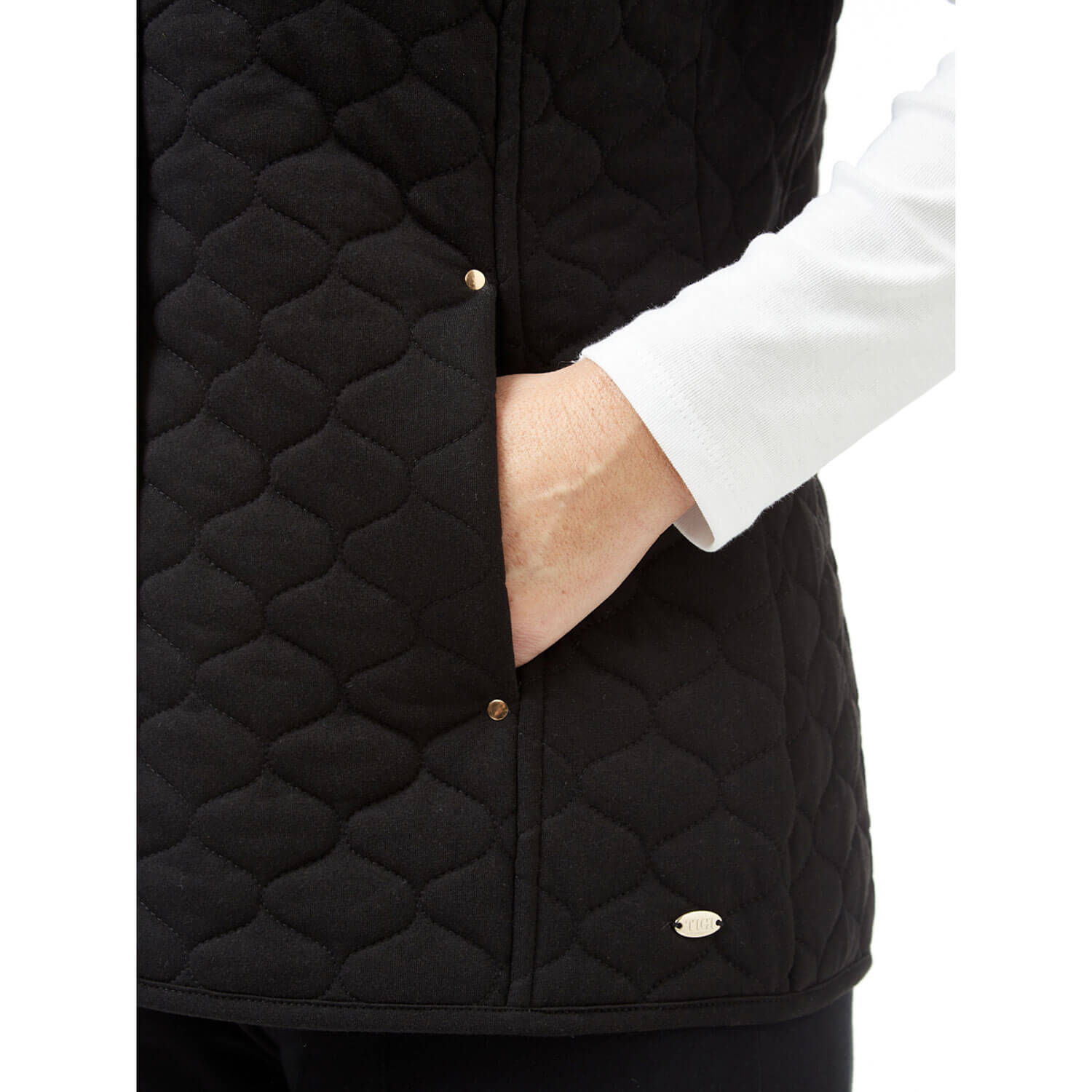 Tigiwear Black Gilet With Coco Lining 6 Shaws Department Stores