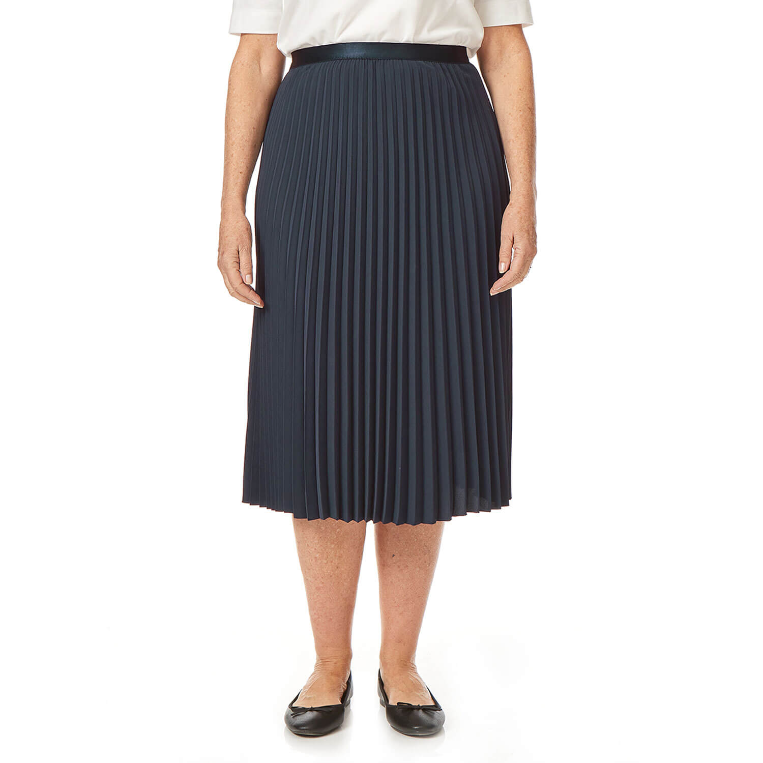 Tigiwear Pleated Solid Skirt 5 Shaws Department Stores