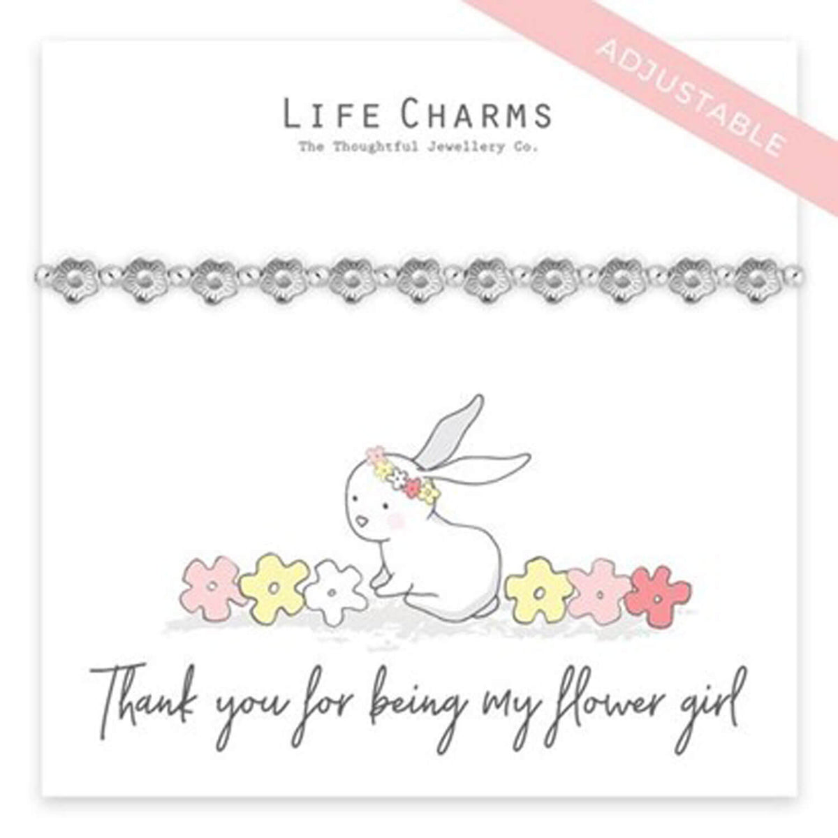 Thank You Flowergirl - Silver