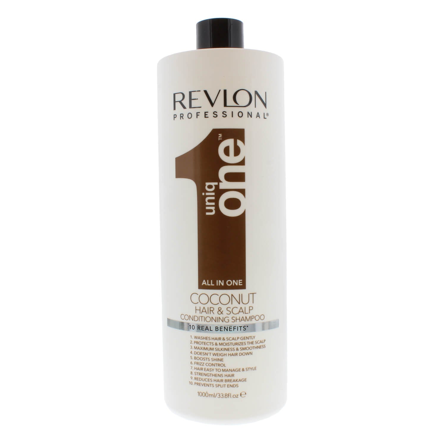 Revlon Uniq One Coconut Hair &amp; Scalp Conditioning Shampoo - 1000ml 1 Shaws Department Stores
