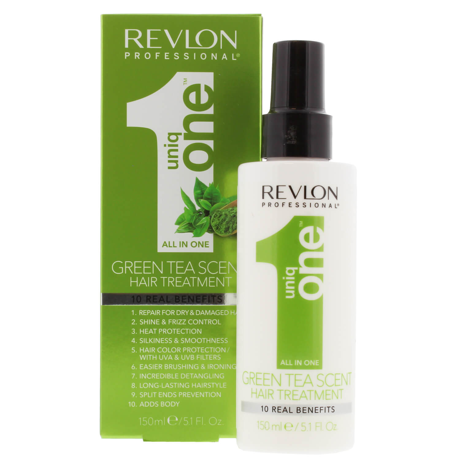 Revlon UniqOne™ Hair Treatment Green Tea Fragrance 1 Shaws Department Stores