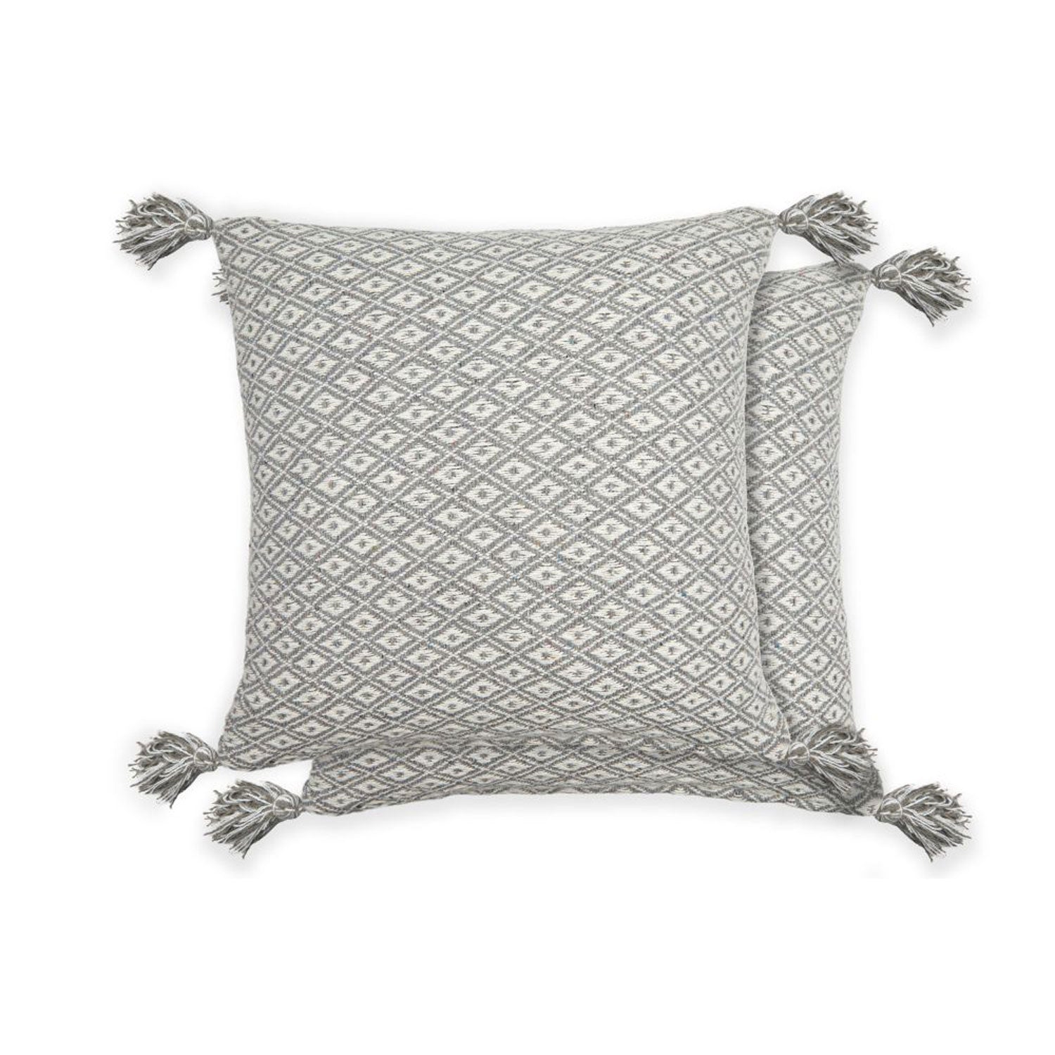 The Home Living Room Casablanca Cushion Cover - Silver 1 Shaws Department Stores