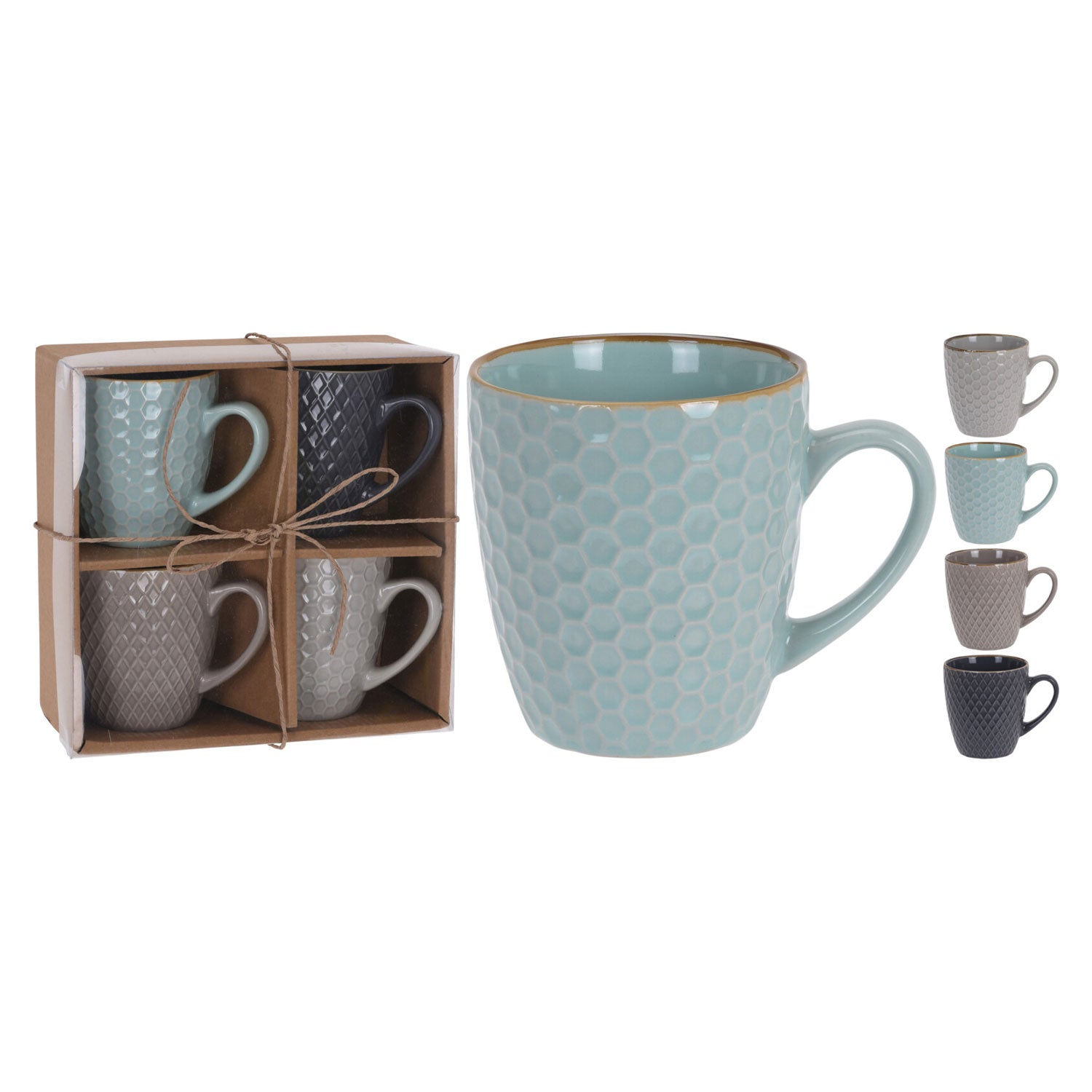 The Home Stoneware Mug Set of 4 1 Shaws Department Stores