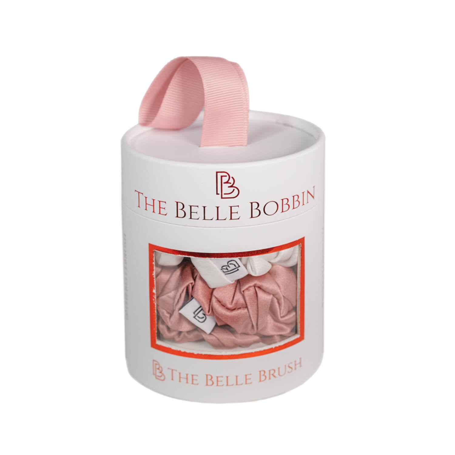 The Belle Brush The Belle Bobbin - 2 x 100% Mulberry Silk Scrunchies 1 Shaws Department Stores