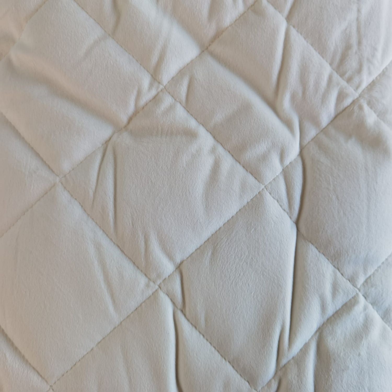 The Home Bedroom Fleece Mattress Protector - White - Double Size 3 Shaws Department Stores