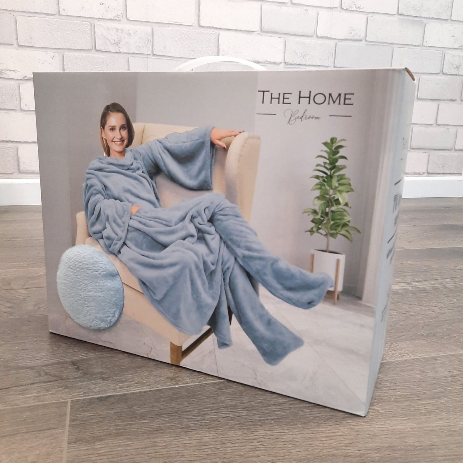 The Home Bedroom TV Blanket - Blue 1 Shaws Department Stores