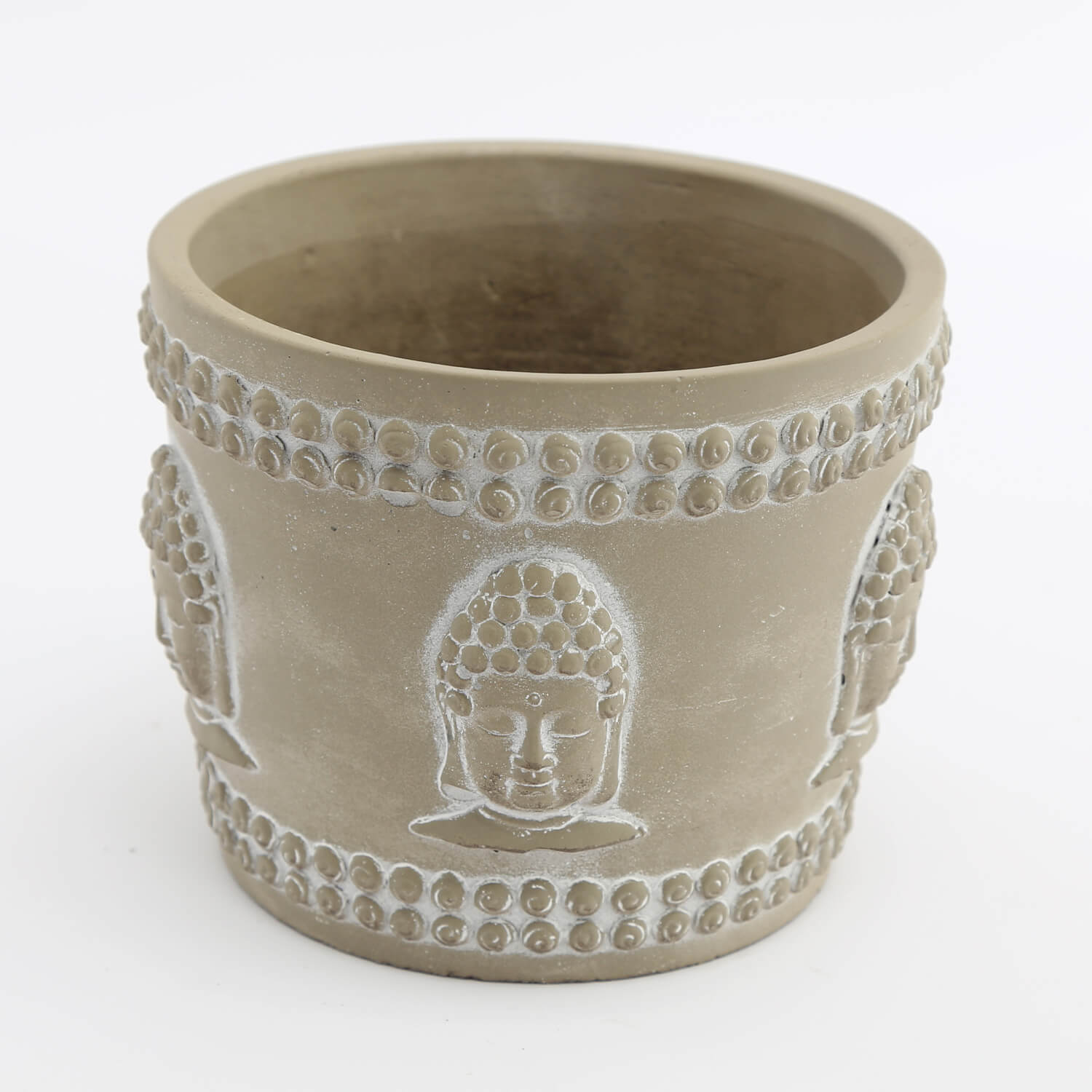 The Home Buddah Planter - 14cm - Grey 1 Shaws Department Stores