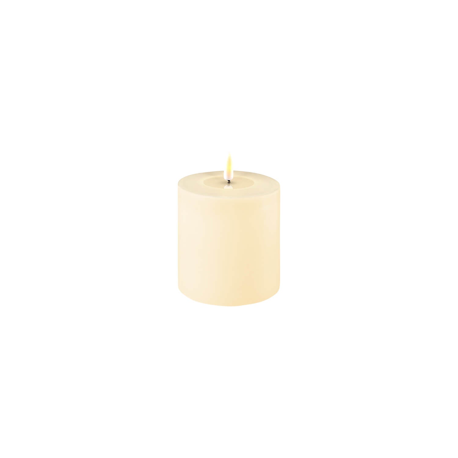 The Home Collection Deluxe LED Candle 10cm x 10cm - Cream 1 Shaws Department Stores