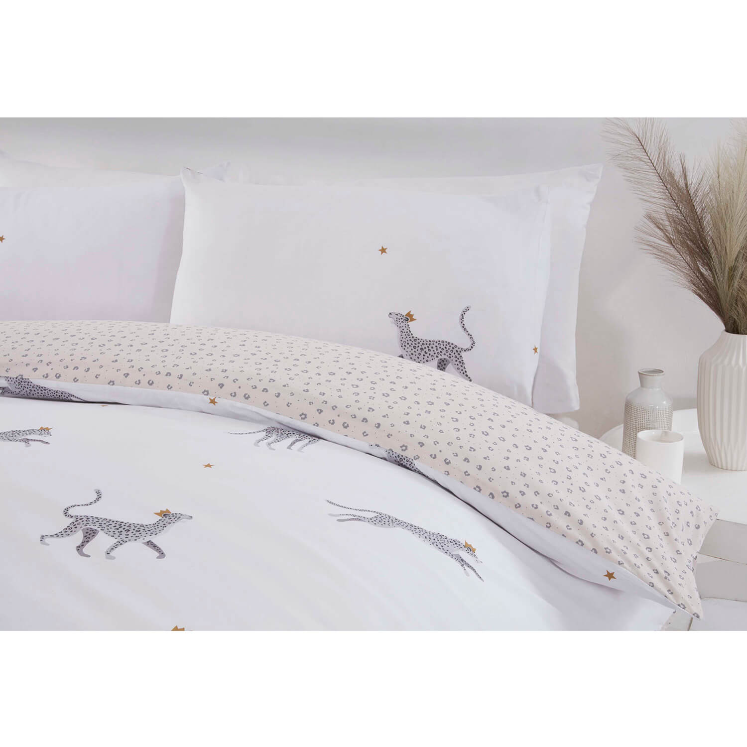  The Home Collection Leopard Duvet Cover Set - Multi 2 Shaws Department Stores