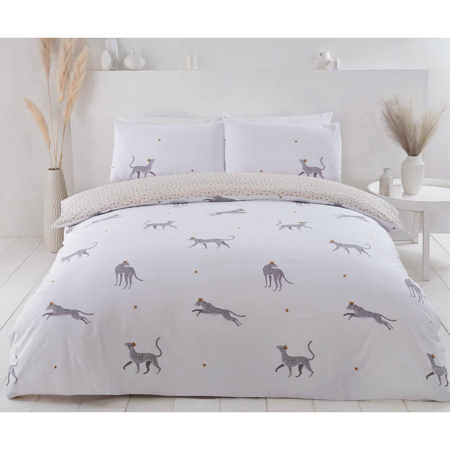  The Home Collection Leopard Duvet Cover Set - Multi 1 Shaws Department Stores
