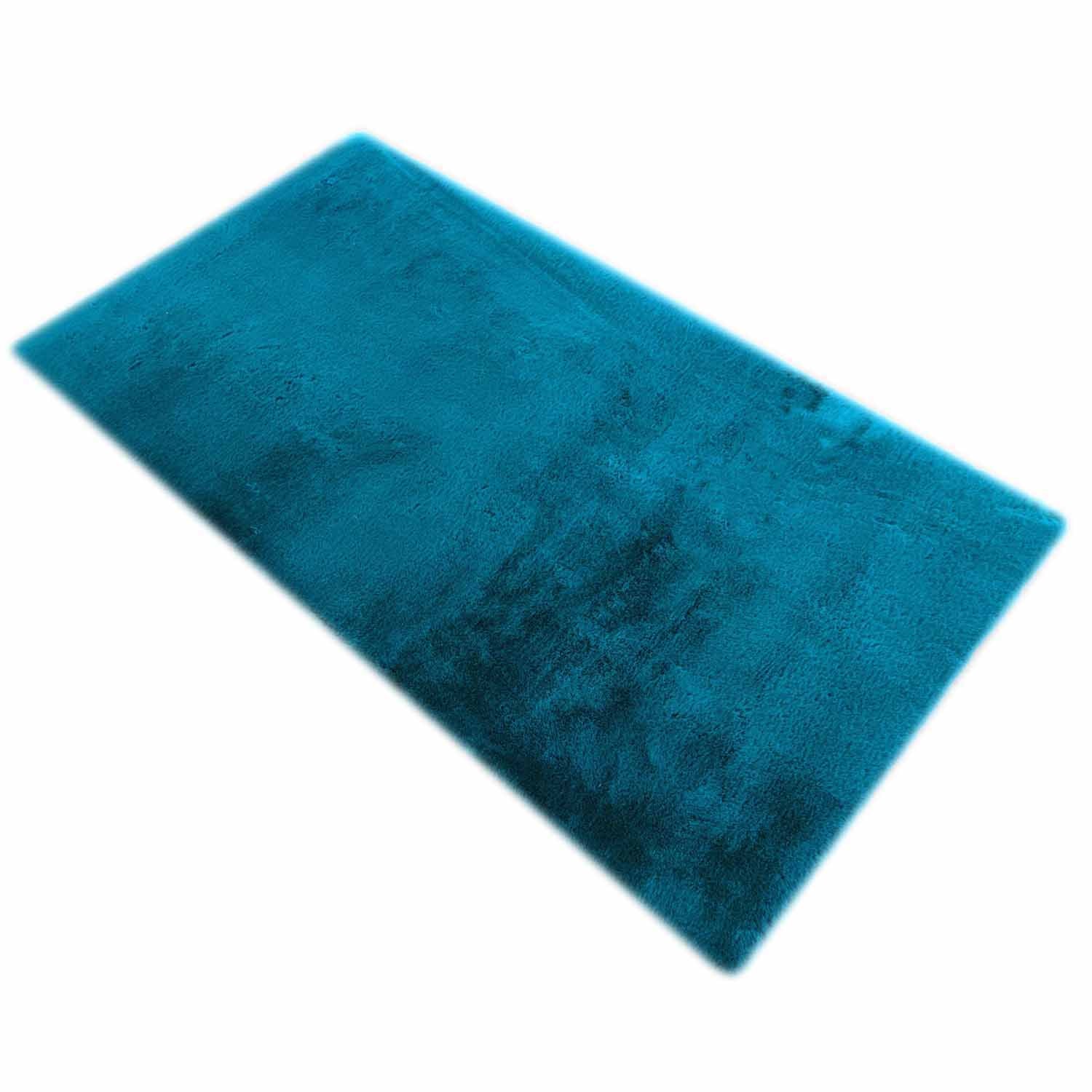 The Home Living Room Bambi Rug 80cm x 150cm - Teal 1 Shaws Department Stores