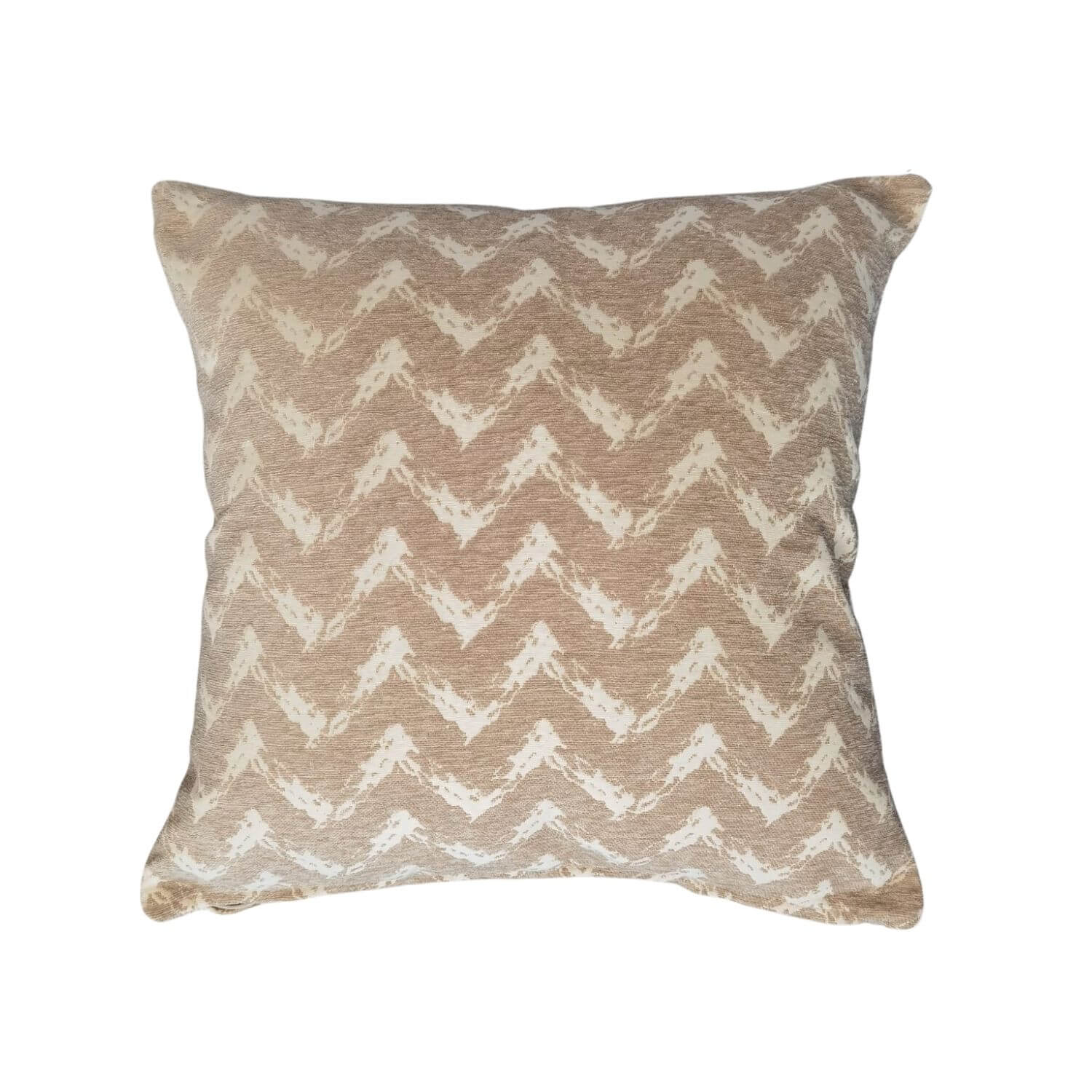 Home Living Room Cushion 18&quot; - Ecru 1 Shaws Department Stores