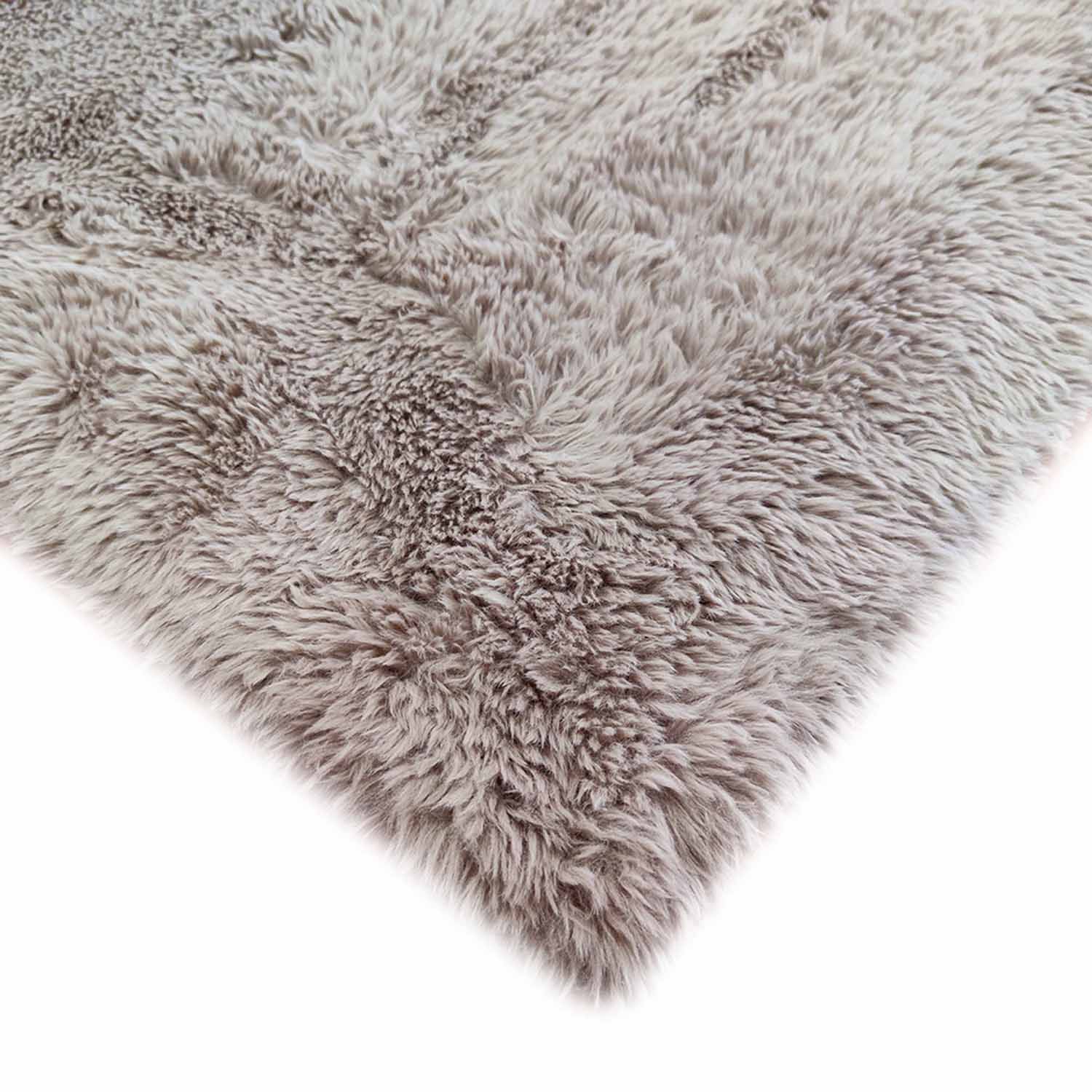 The Home Living Room Sheepskin Rug 120cm x 160cm - Taupe 2 Shaws Department Stores